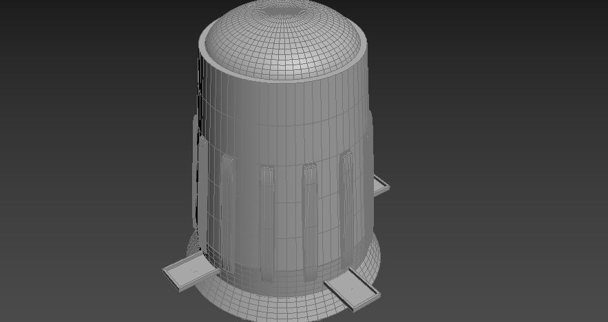 N-1 rocket Low-poly 3D model_7