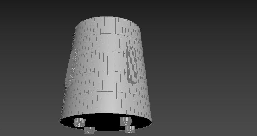 N-1 rocket Low-poly 3D model_11