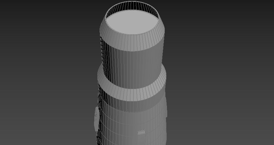 N-1 rocket Low-poly 3D model_16
