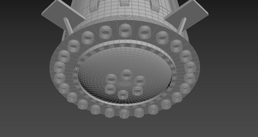 N-1 rocket Low-poly 3D model_5