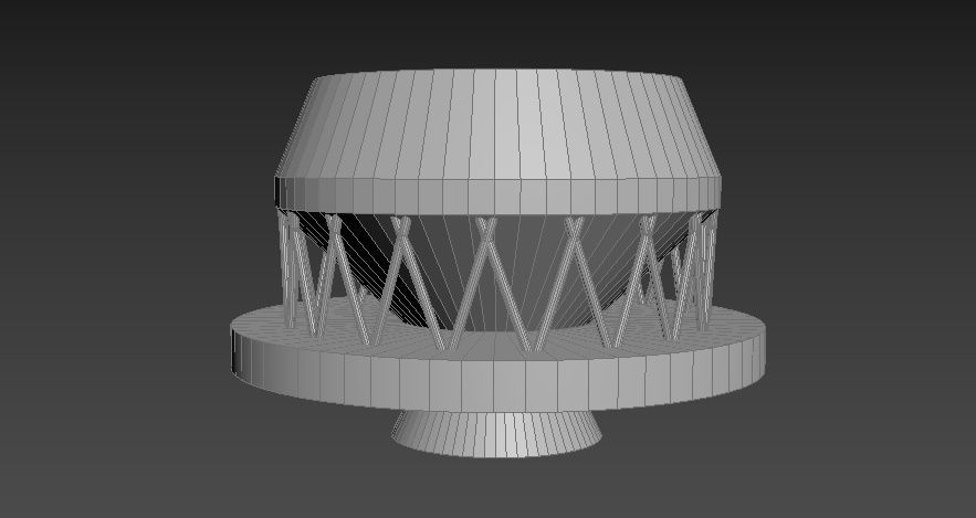 N-1 rocket Low-poly 3D model_22