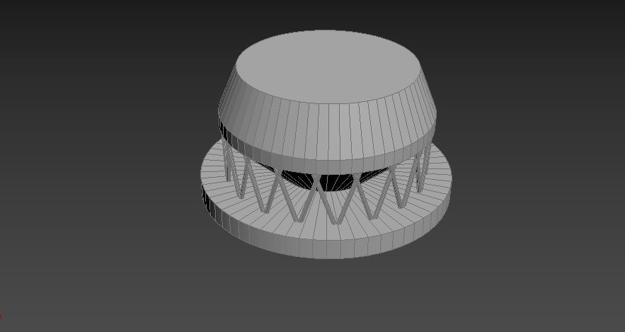 N-1 rocket Low-poly 3D model_23