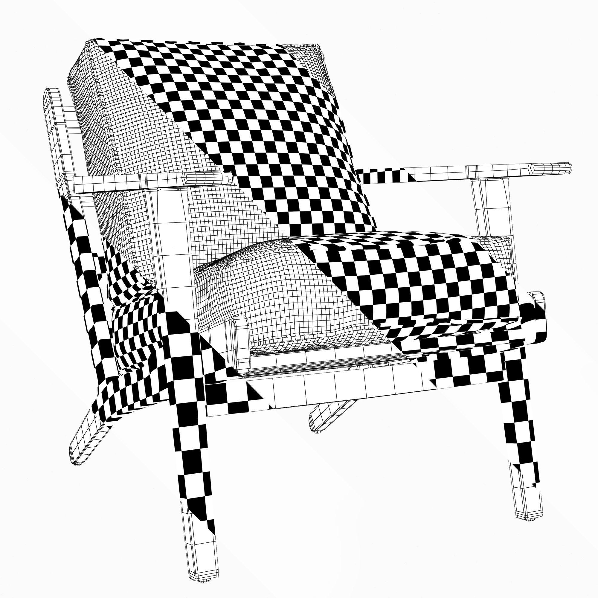 Camps Bay Set Oak 3D model_7