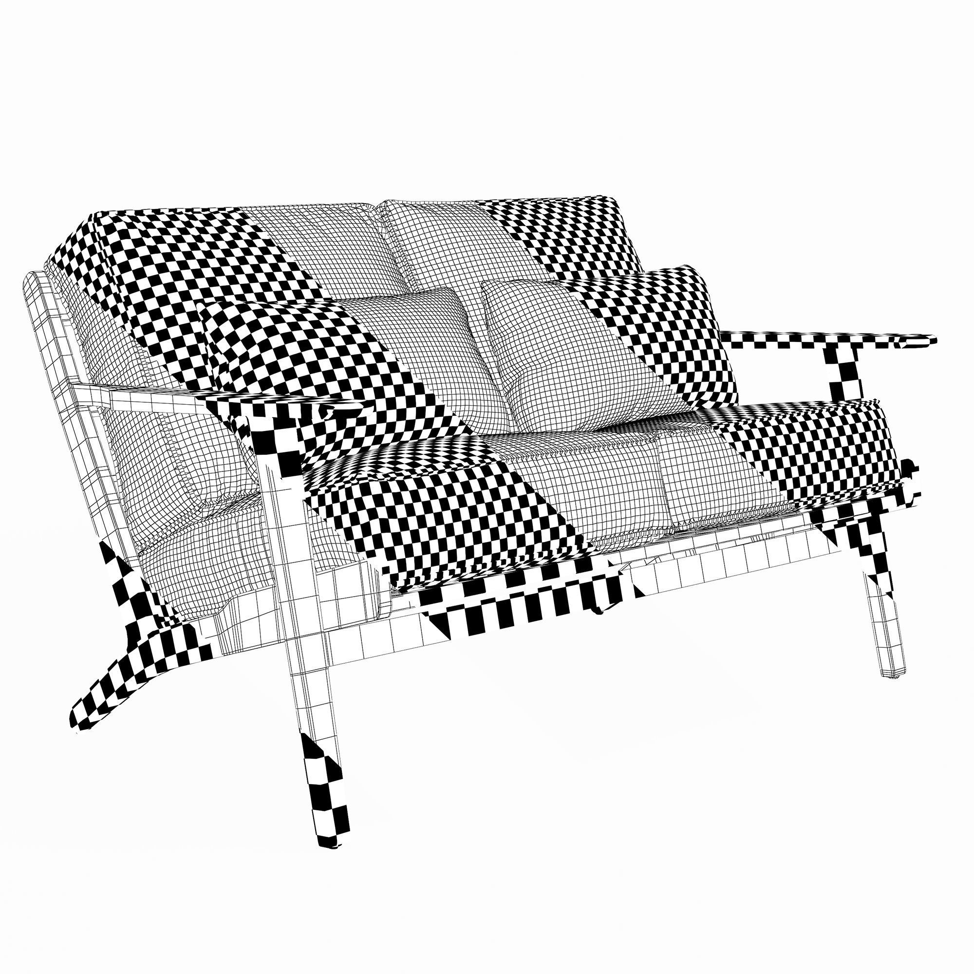 Camps Bay Set Oak 3D model_8