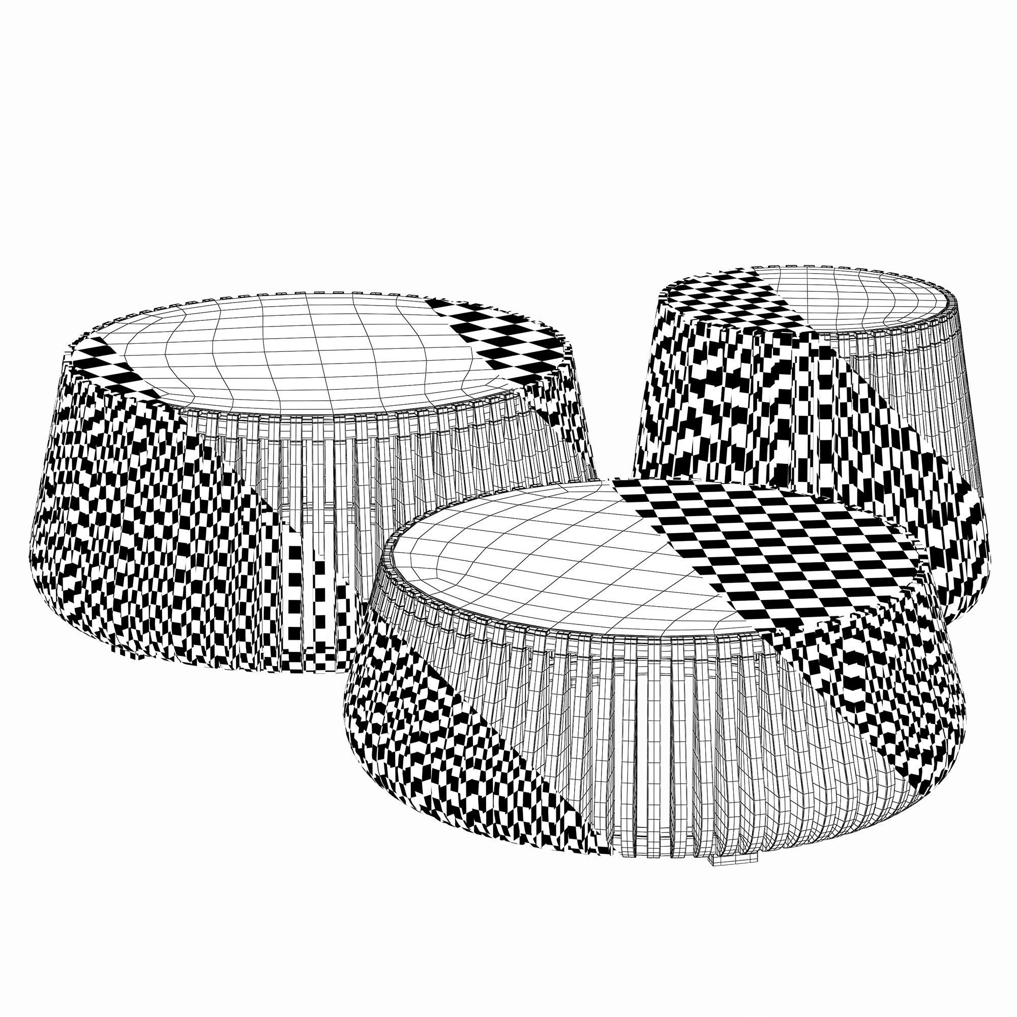 Camps Bay Set Oak 3D model_9