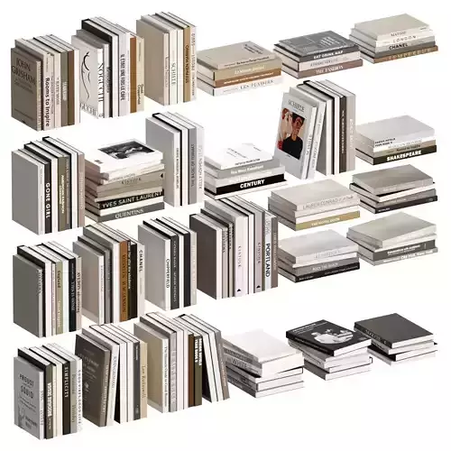 Books 3D model