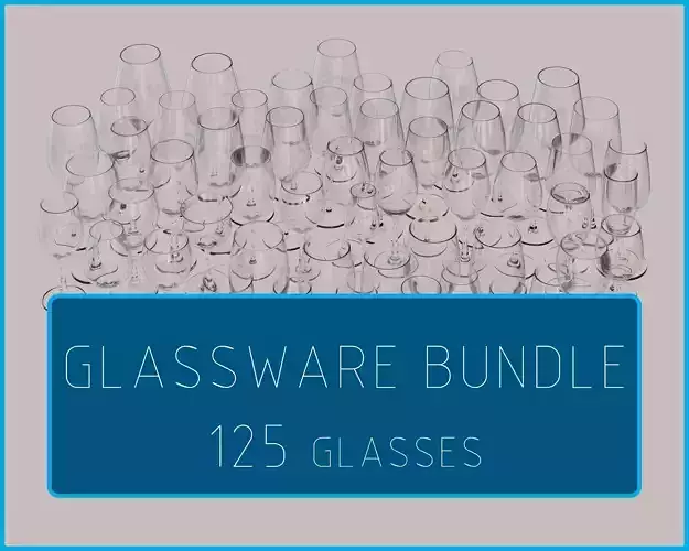 Glassware Bundle -125 Glases-