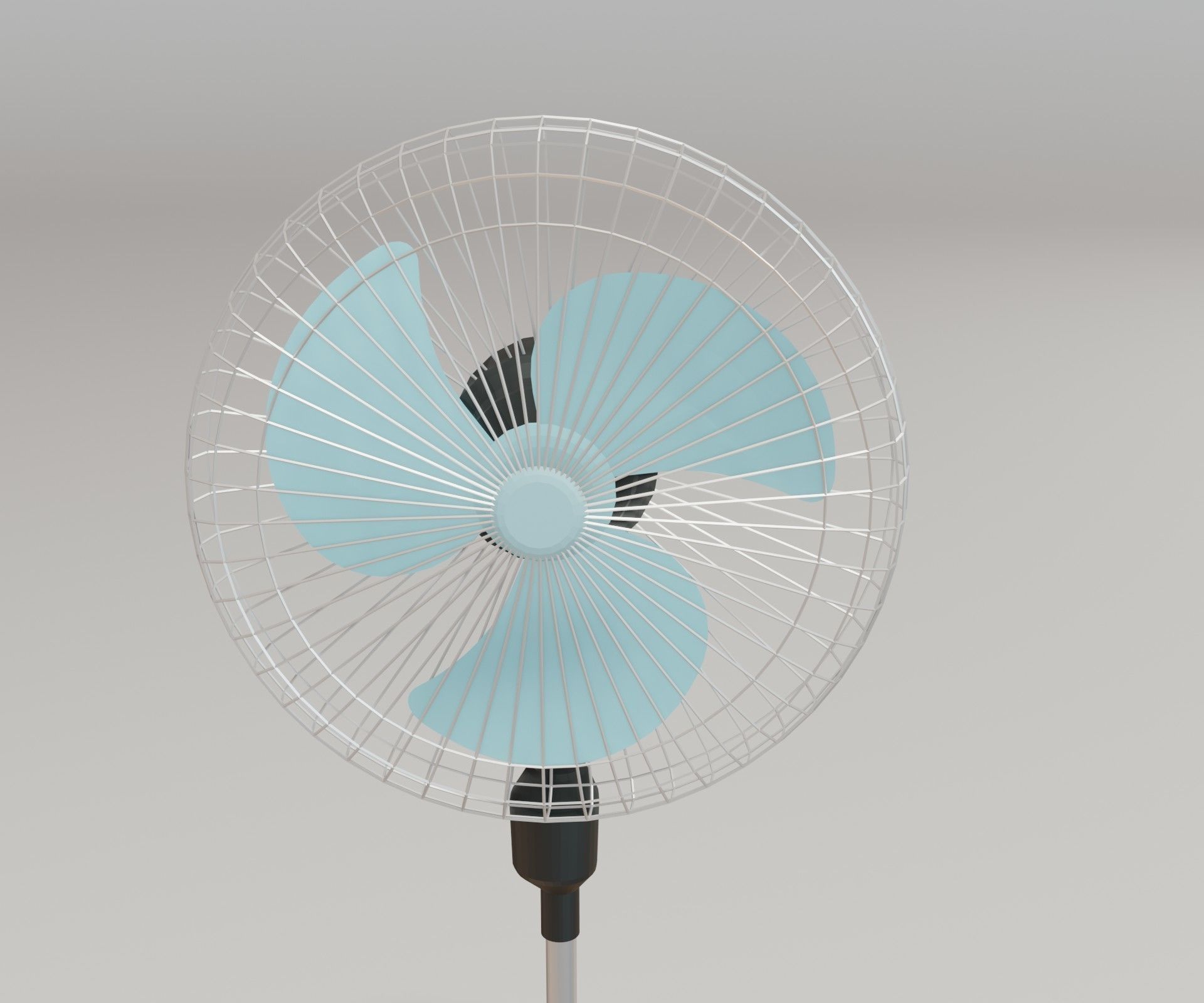 Pedestal Fan 3D model_7
