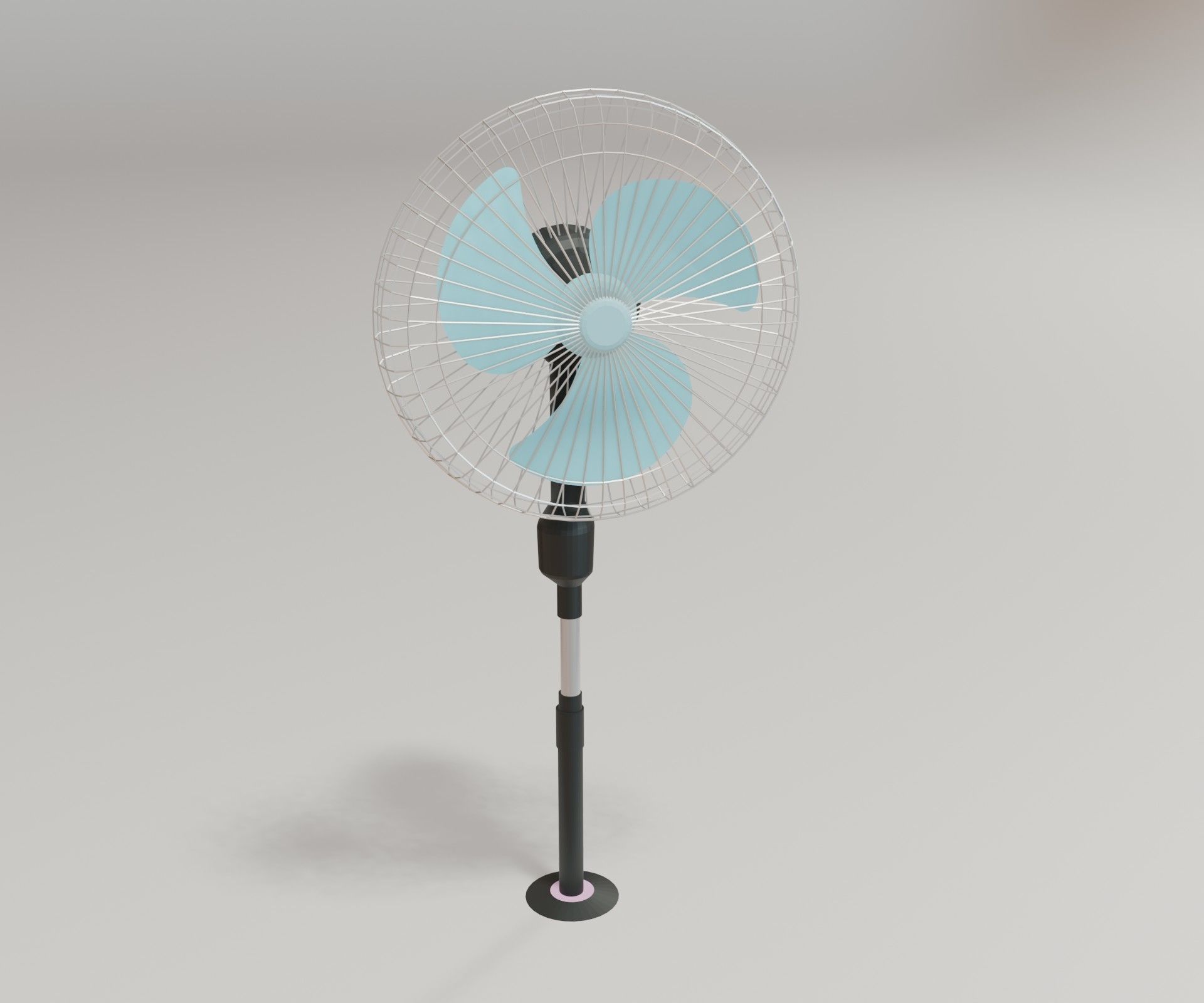 Pedestal Fan 3D model_3