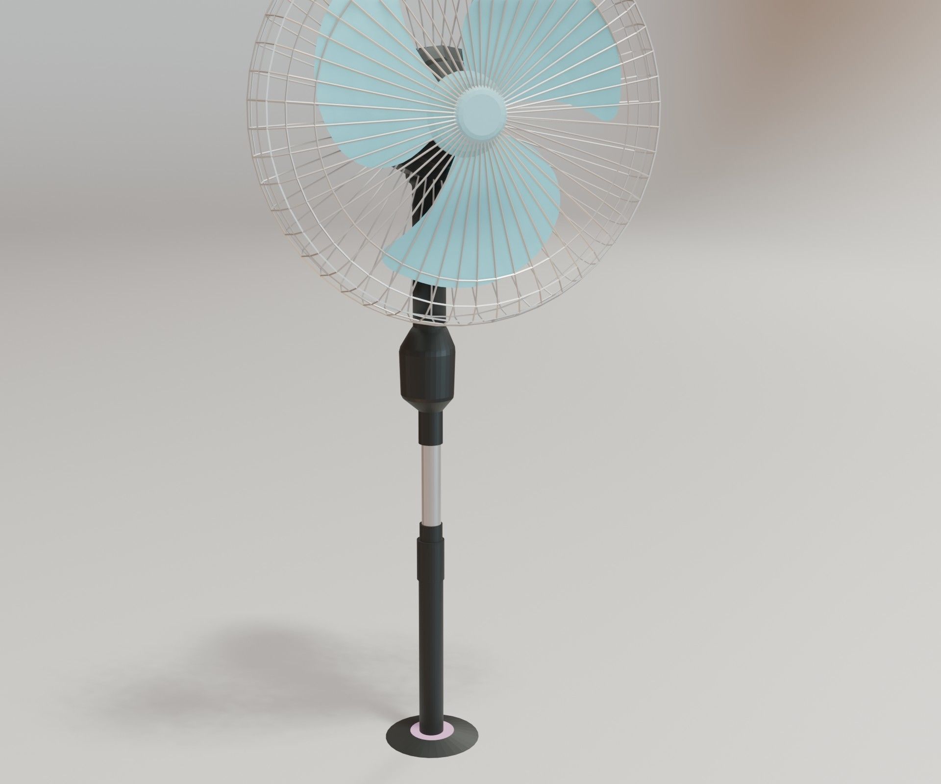 Pedestal Fan 3D model_13