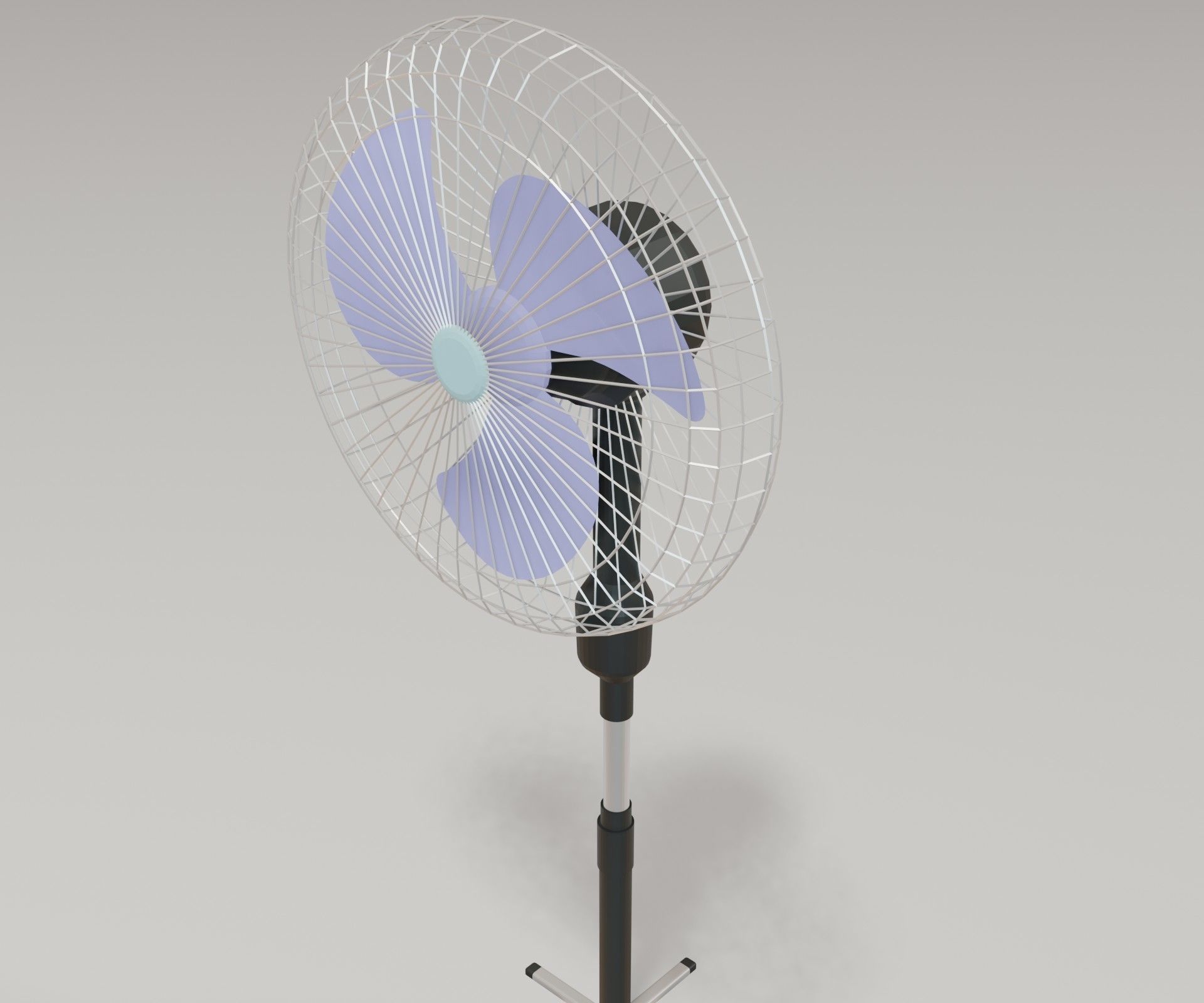 Pedestal Fan 3D model_8
