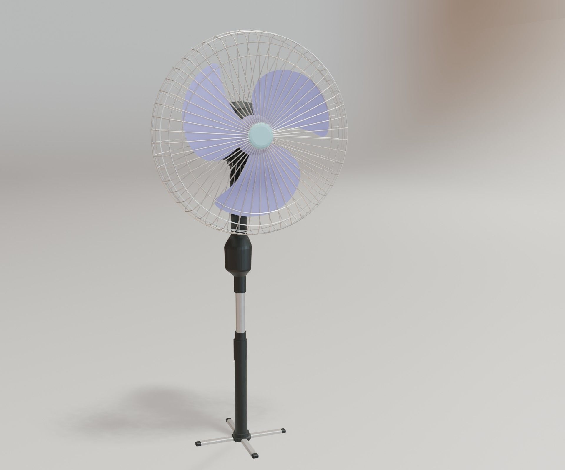 Pedestal Fan 3D model_4
