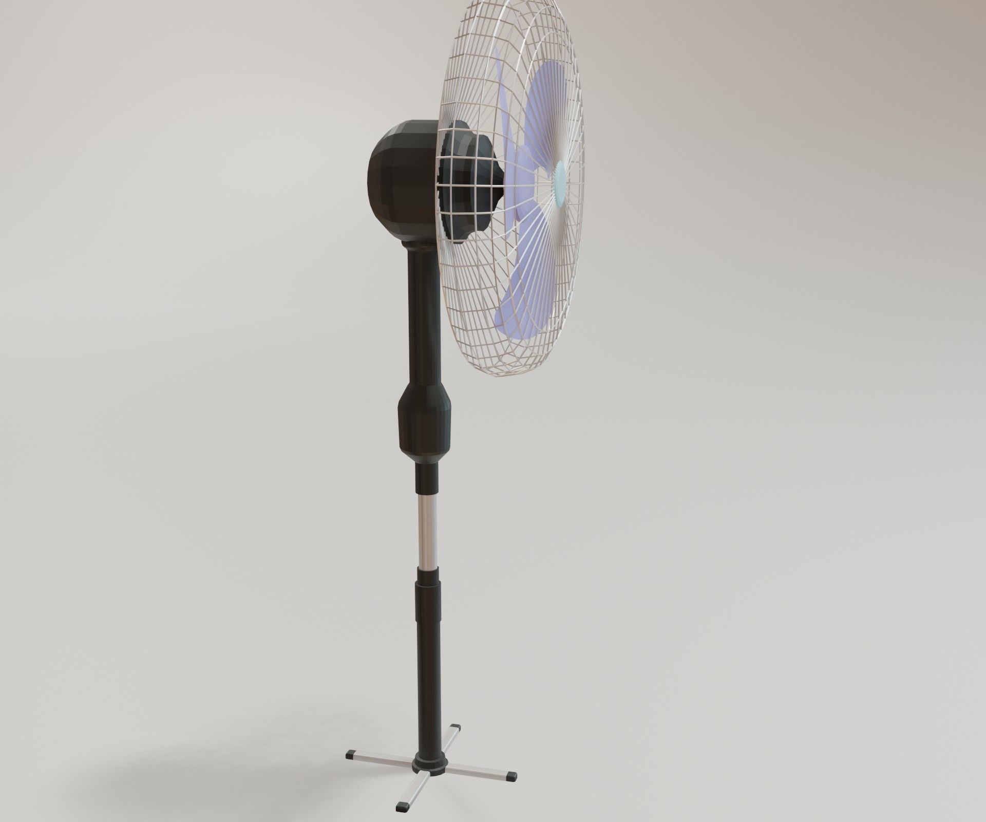 Pedestal Fan 3D model_2