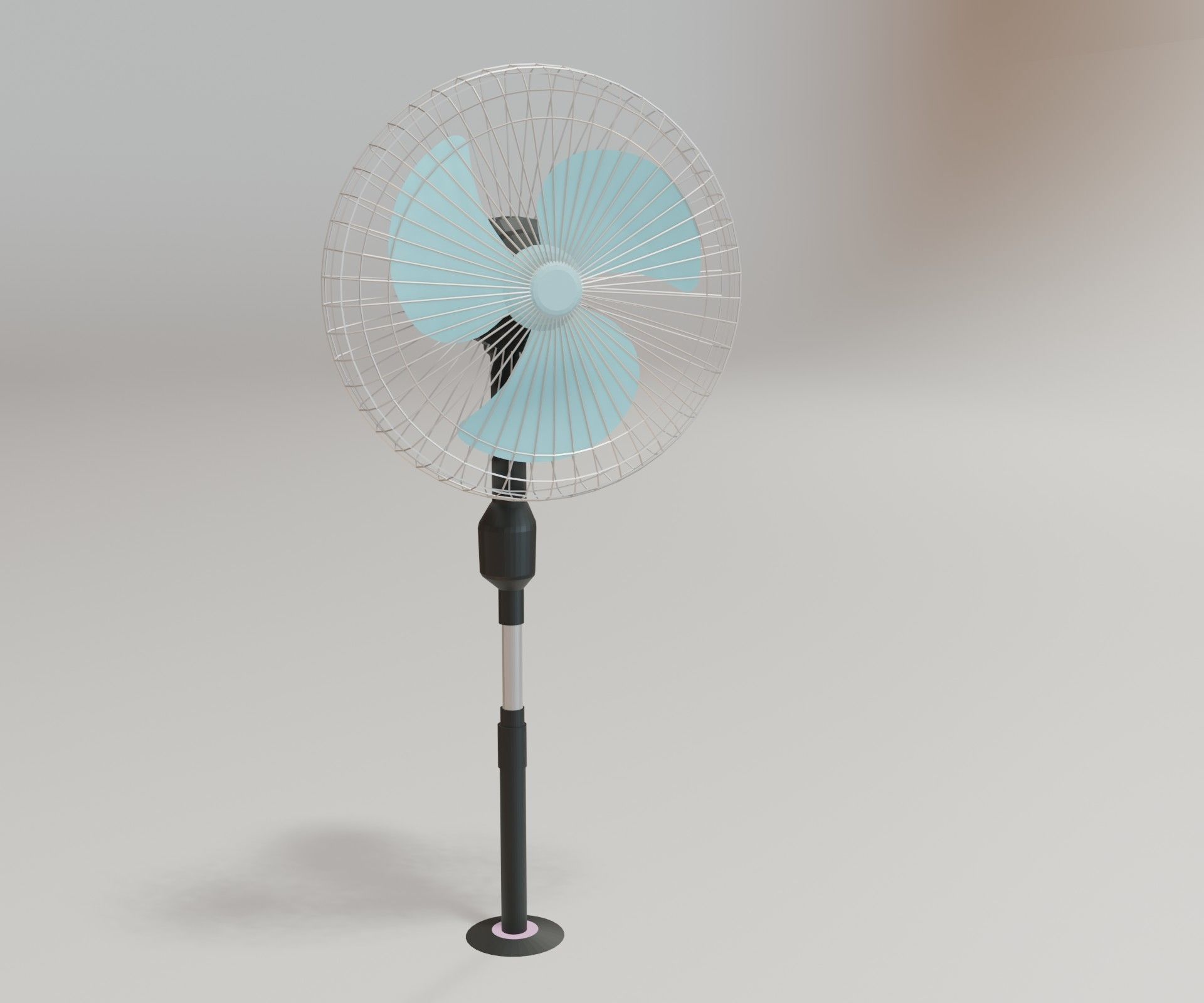 Pedestal Fan 3D model_5