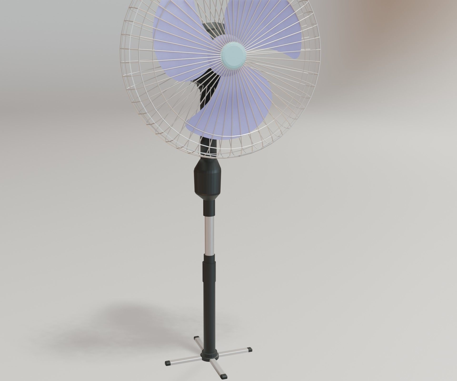 Pedestal Fan 3D model_12