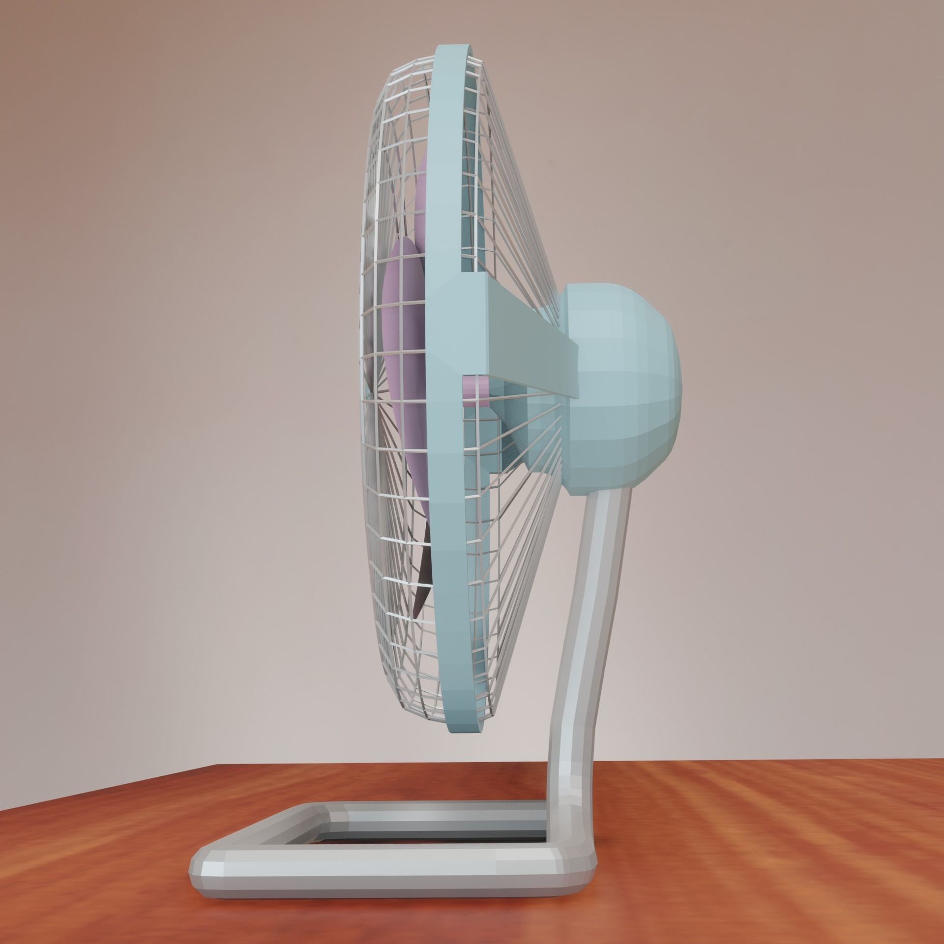Table fan 3D model_5