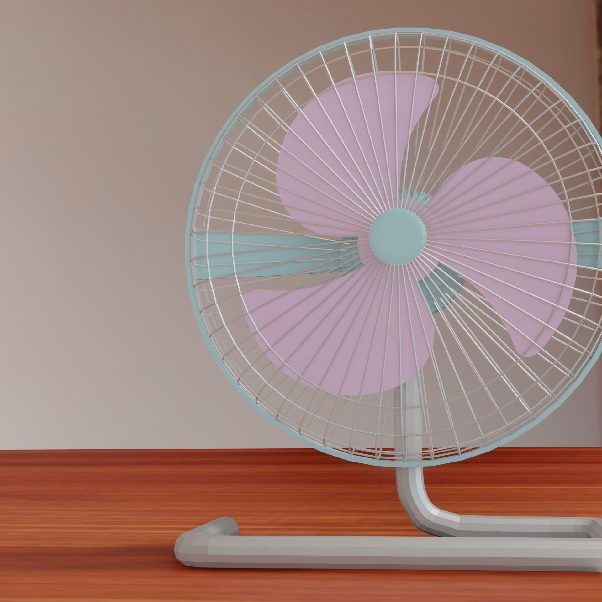 Table fan 3D model_6
