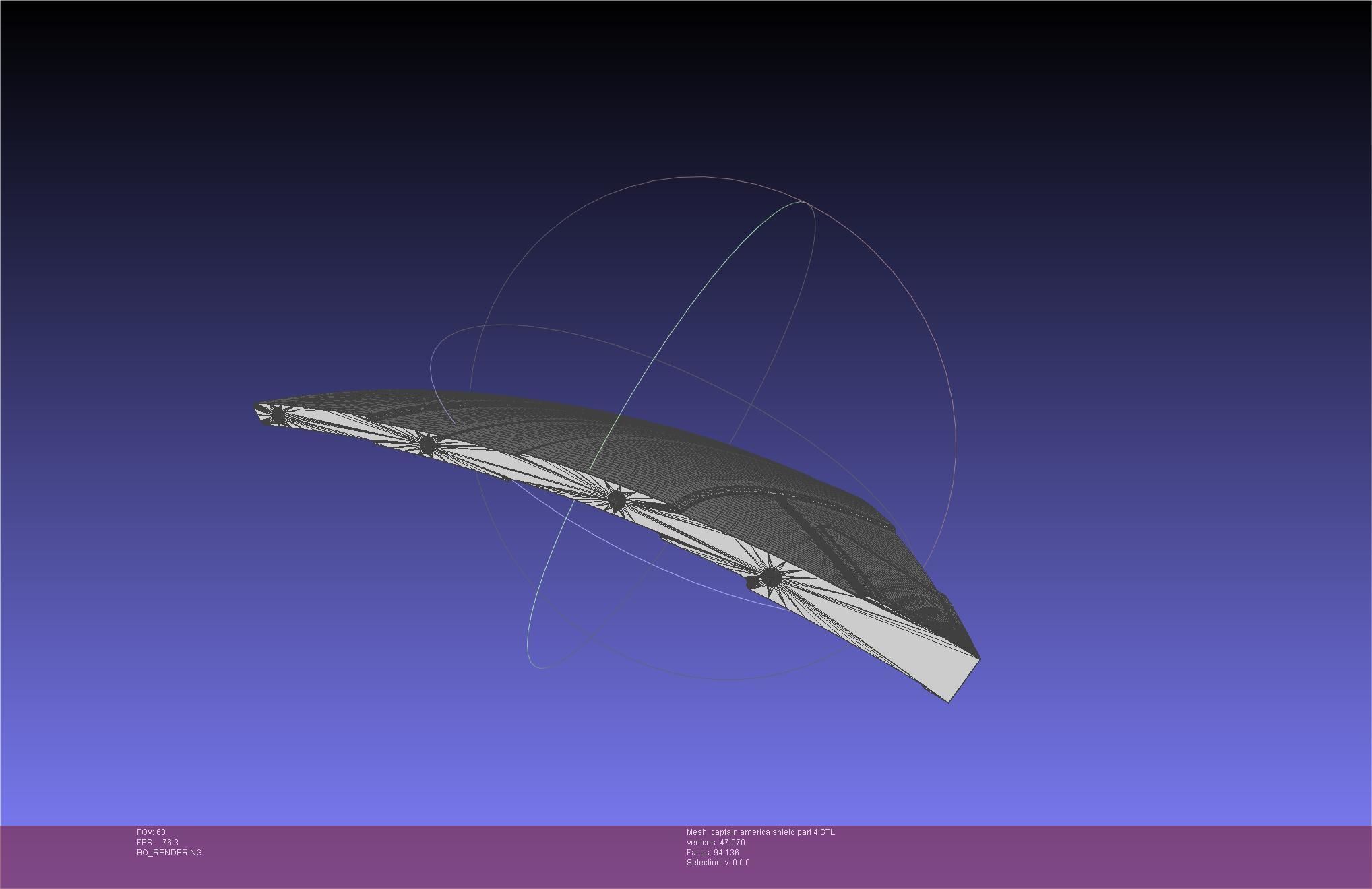 Captain America Shield Printable Assembly 3D print model_117