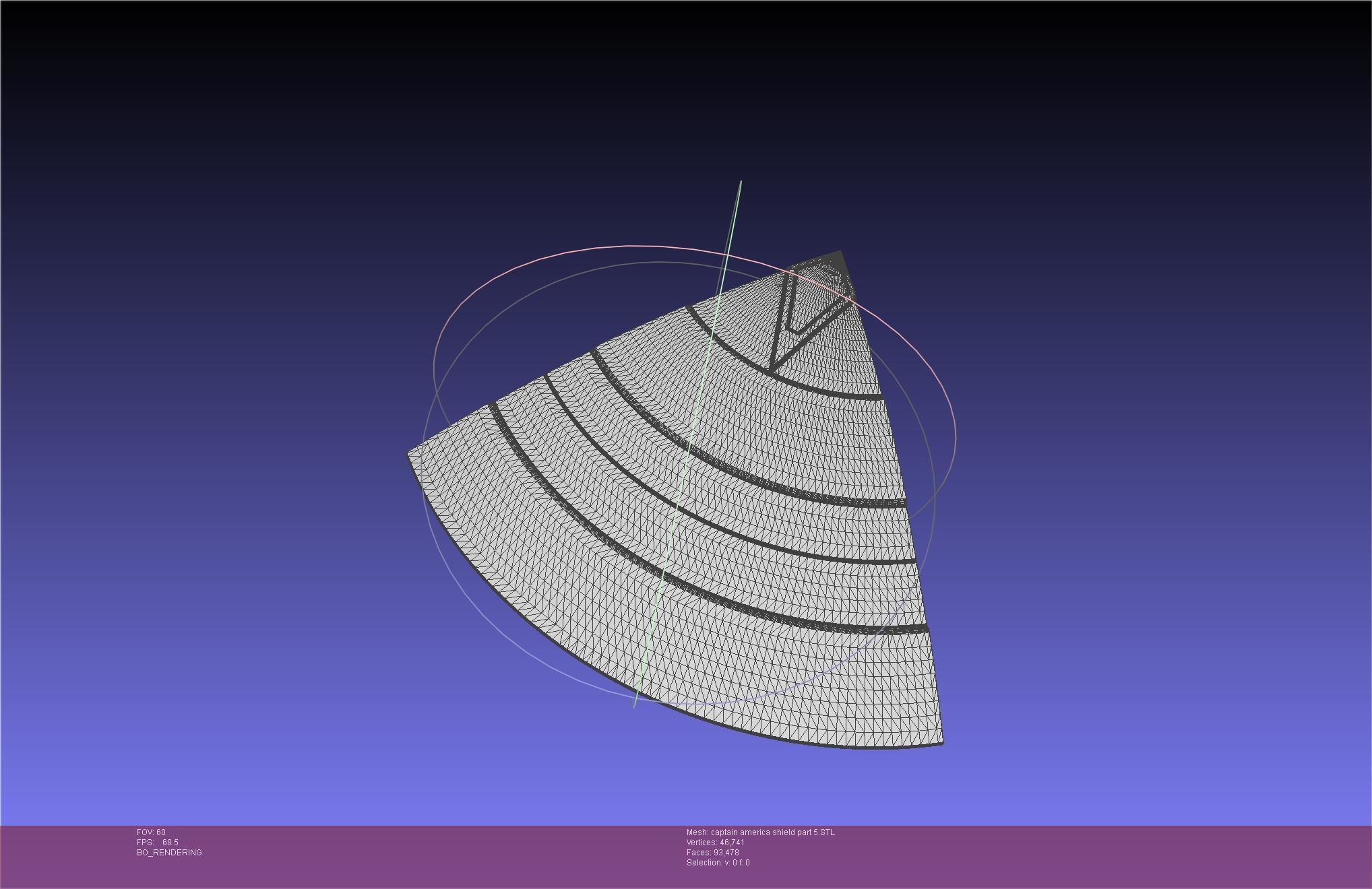 Captain America Shield Printable Assembly 3D print model_127