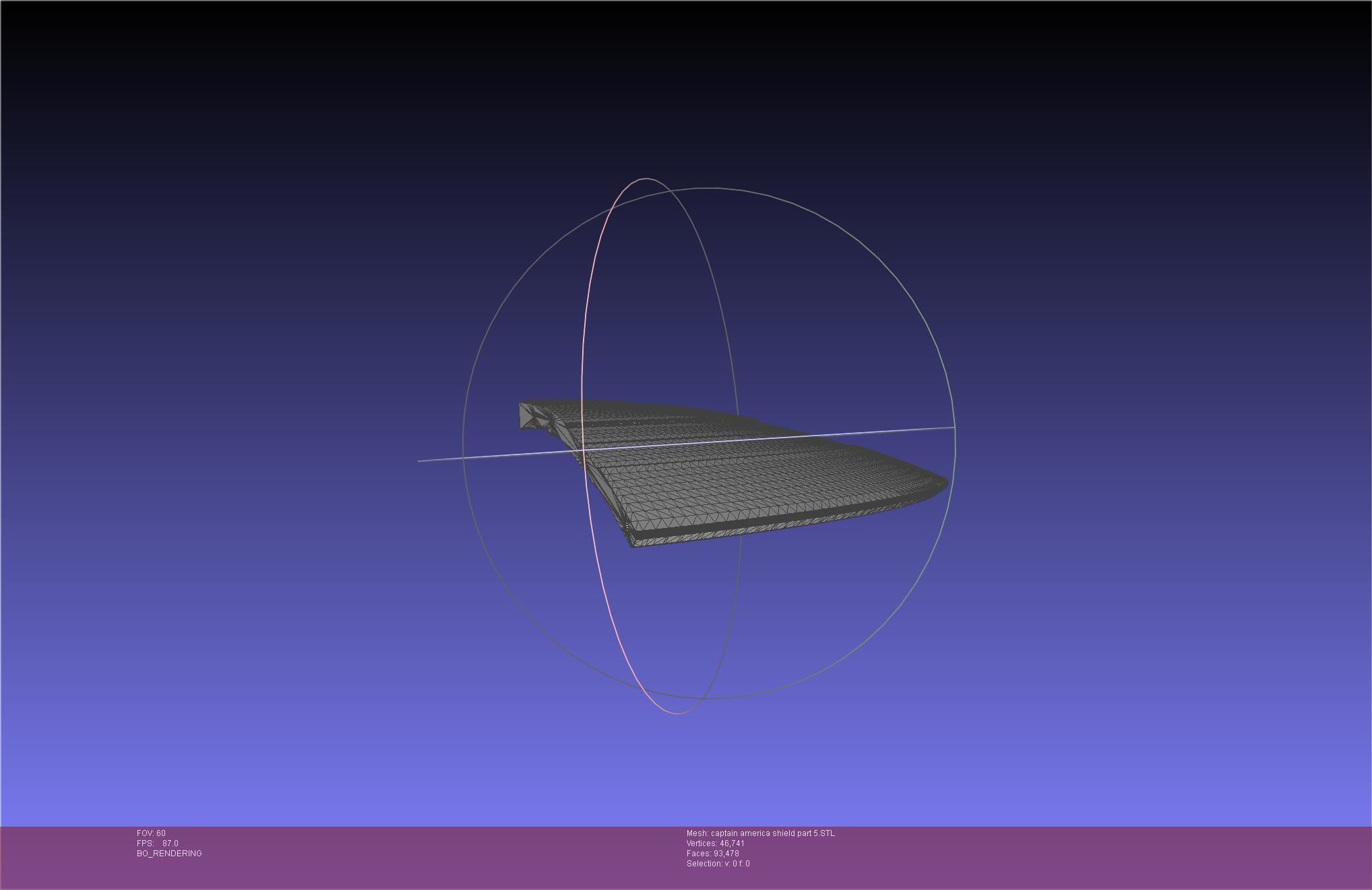 Captain America Shield Printable Assembly 3D print model_126