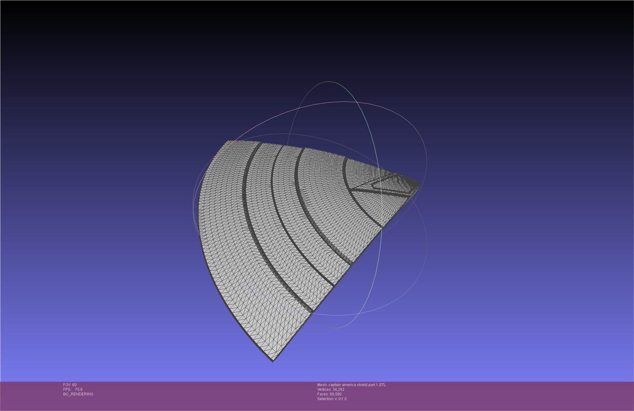 Captain America Shield Printable Assembly 3D print model_69