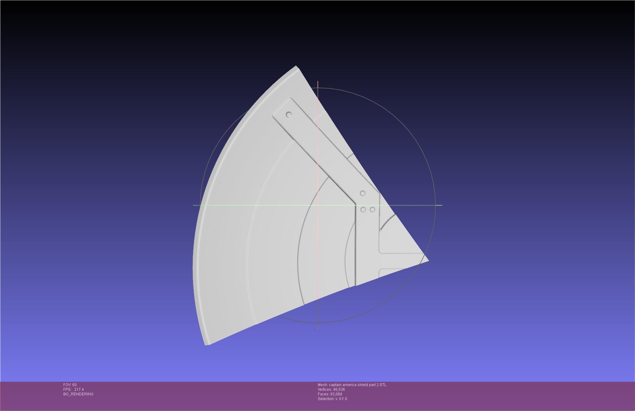 Captain America Shield Printable Assembly 3D print model_75