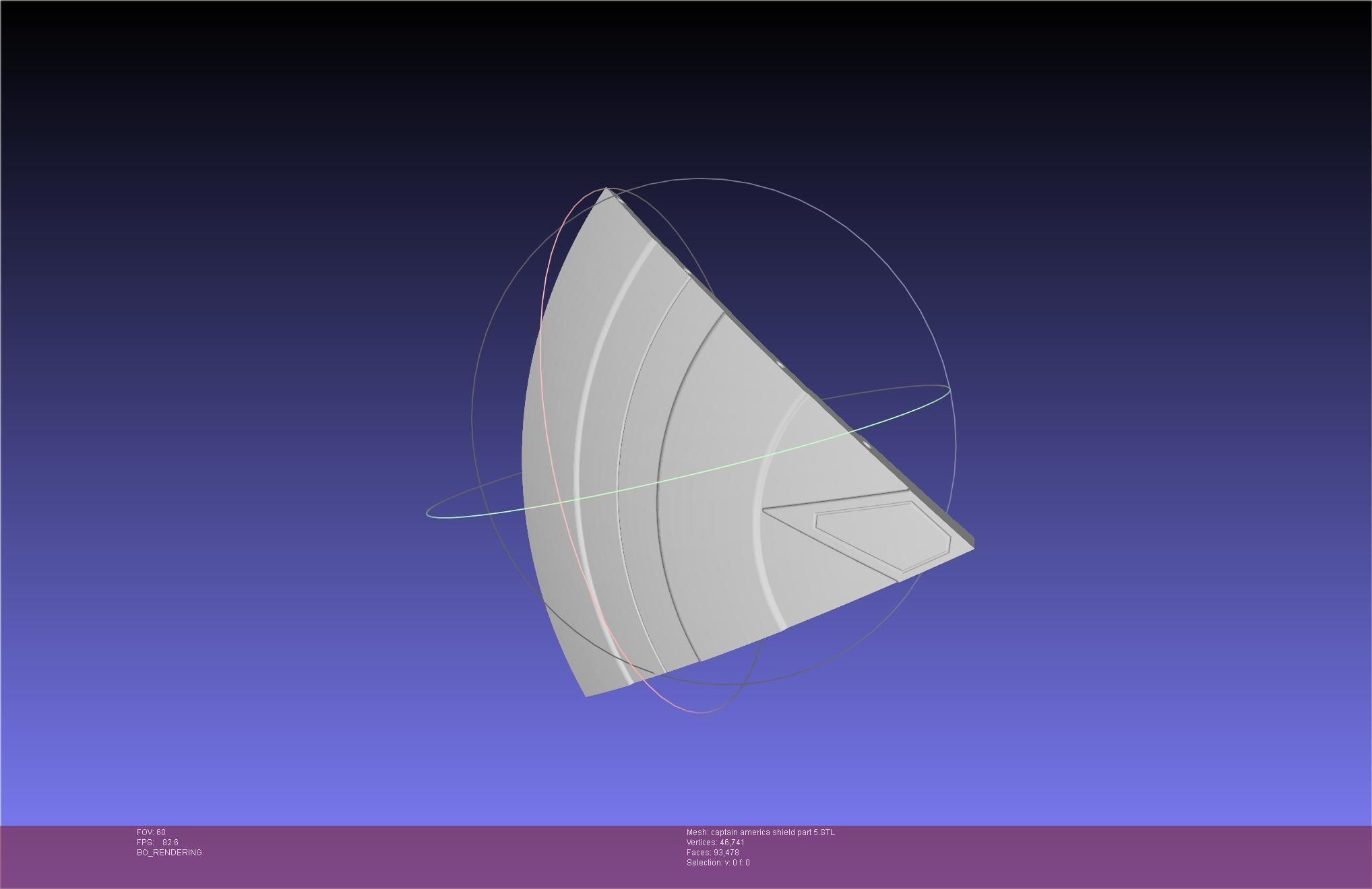 Captain America Shield Printable Assembly 3D print model_122