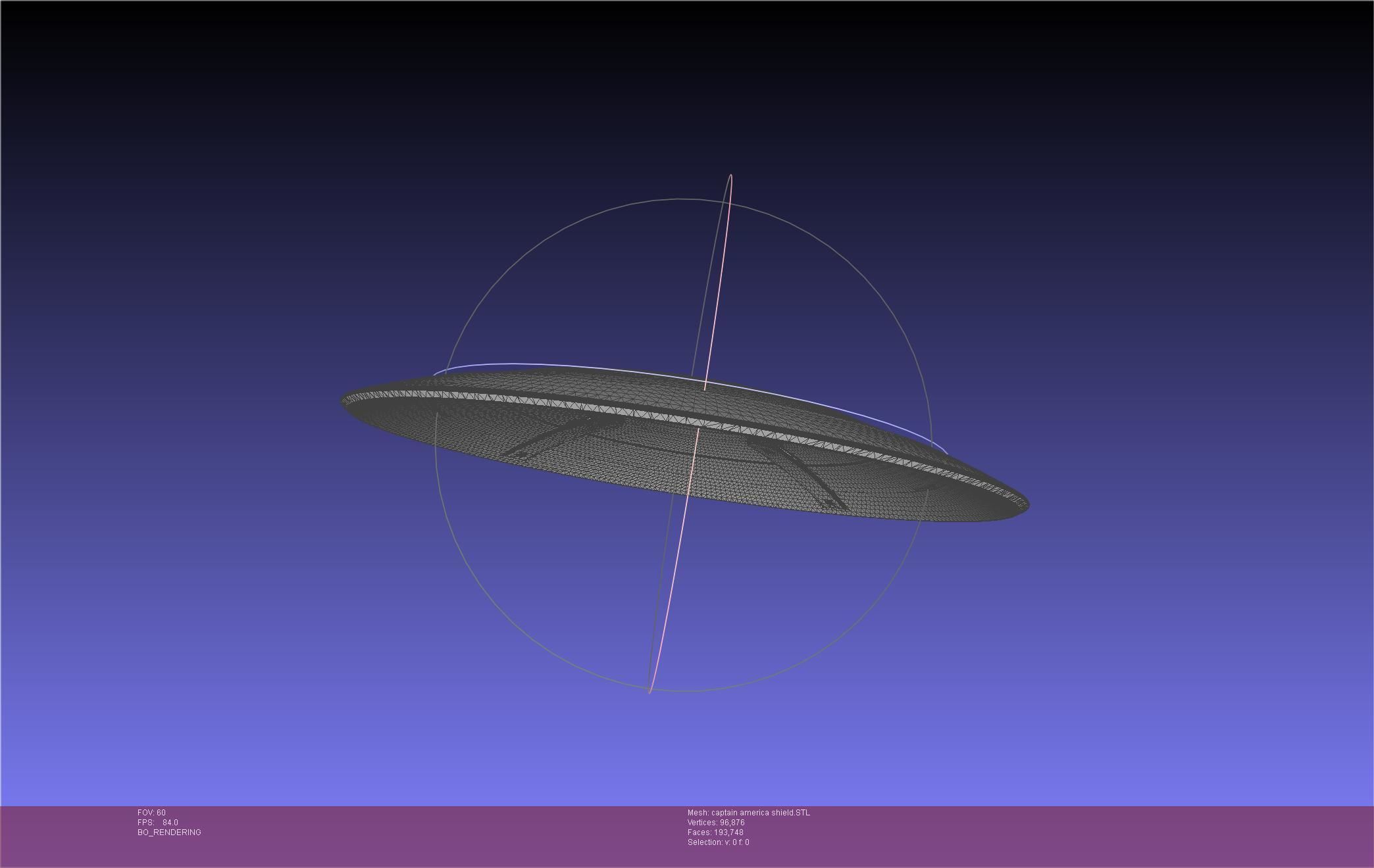 Captain America Shield Printable Assembly 3D print model_57