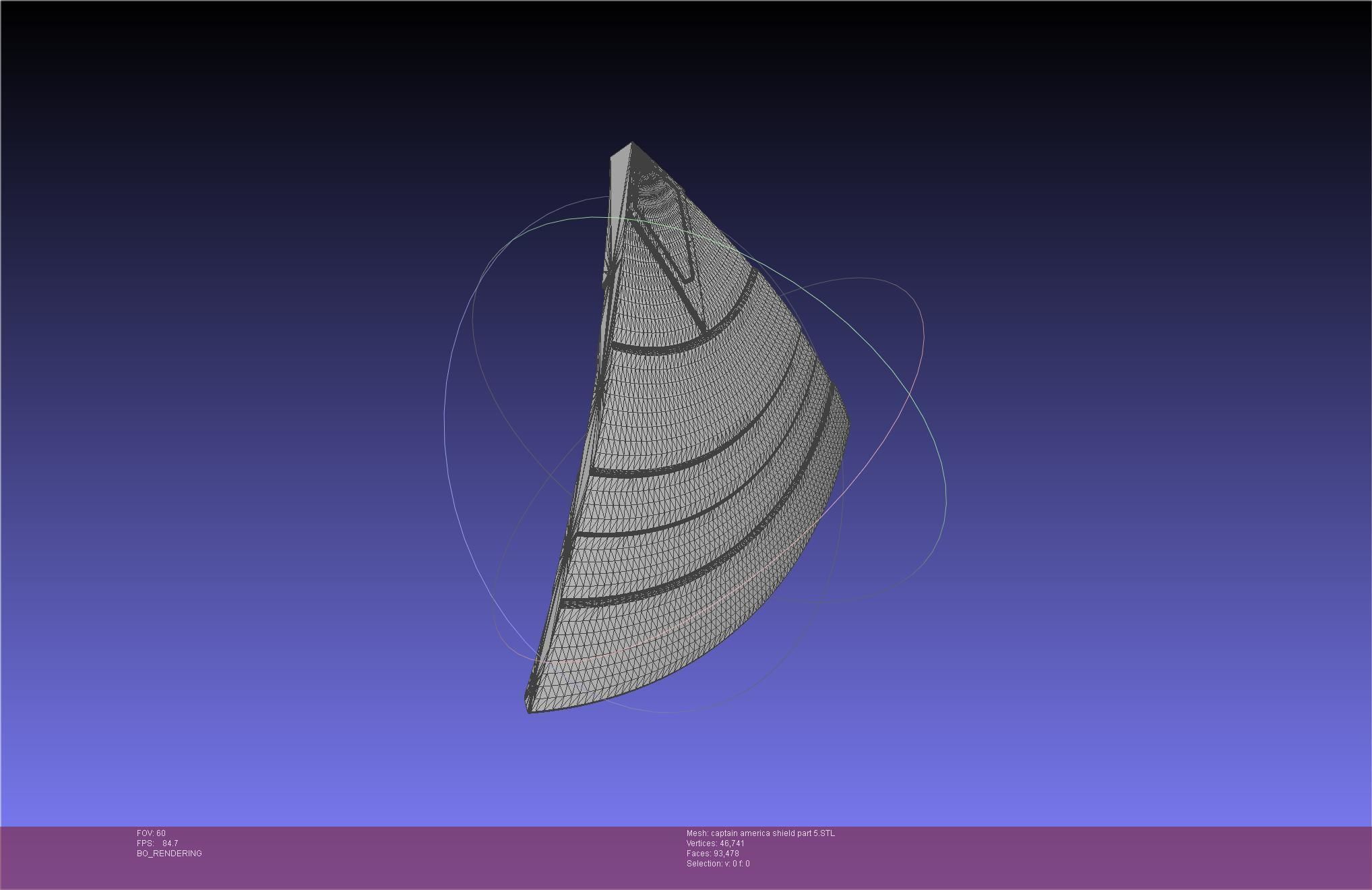 Captain America Shield Printable Assembly 3D print model_129