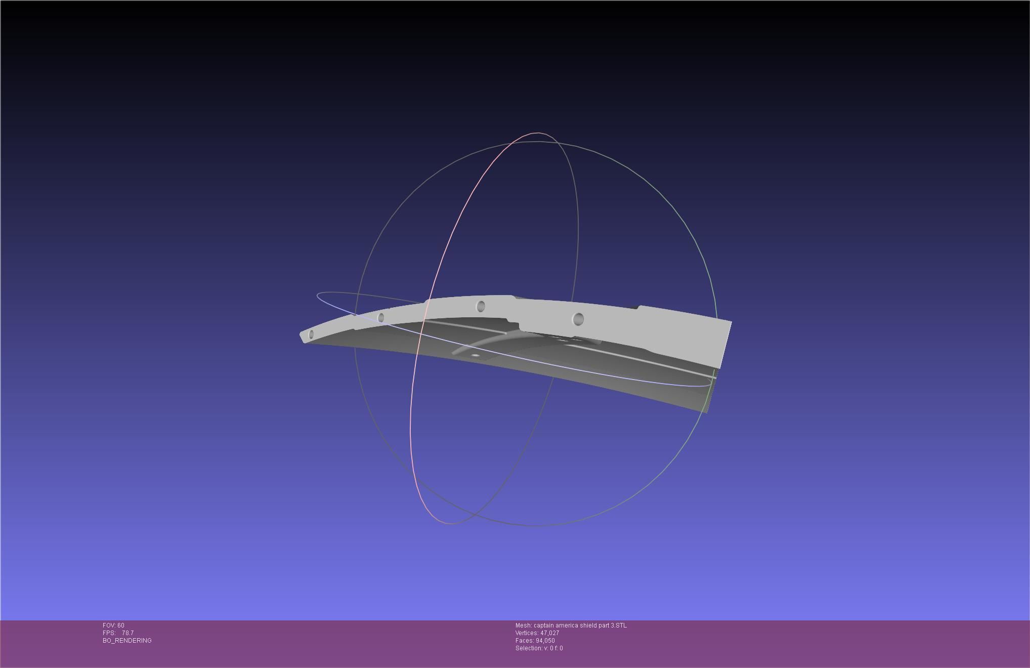 Captain America Shield Printable Assembly 3D print model_98