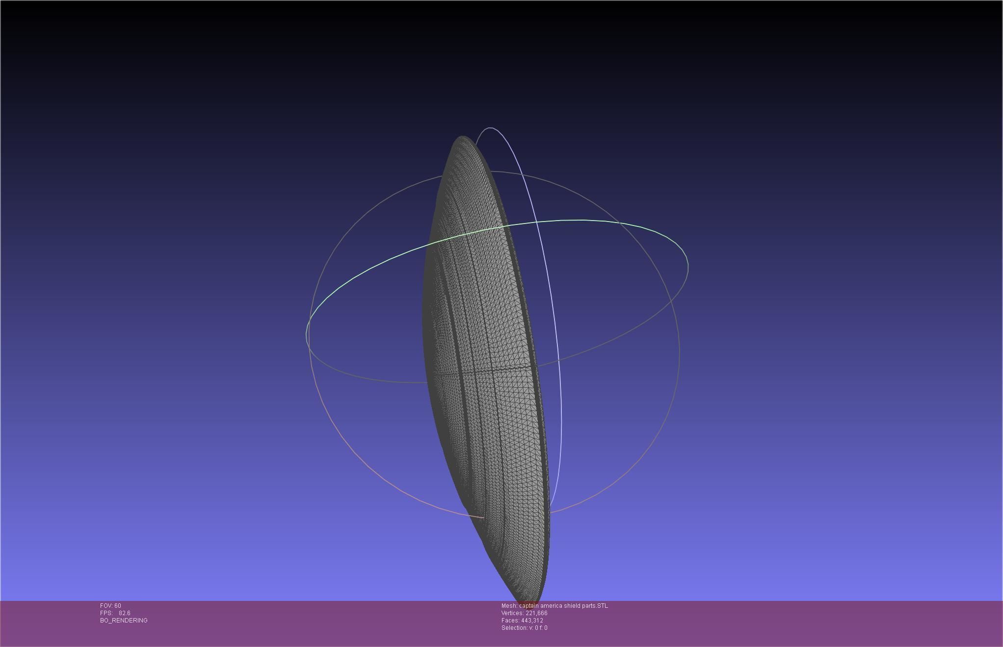 Captain America Shield Printable Assembly 3D print model_37