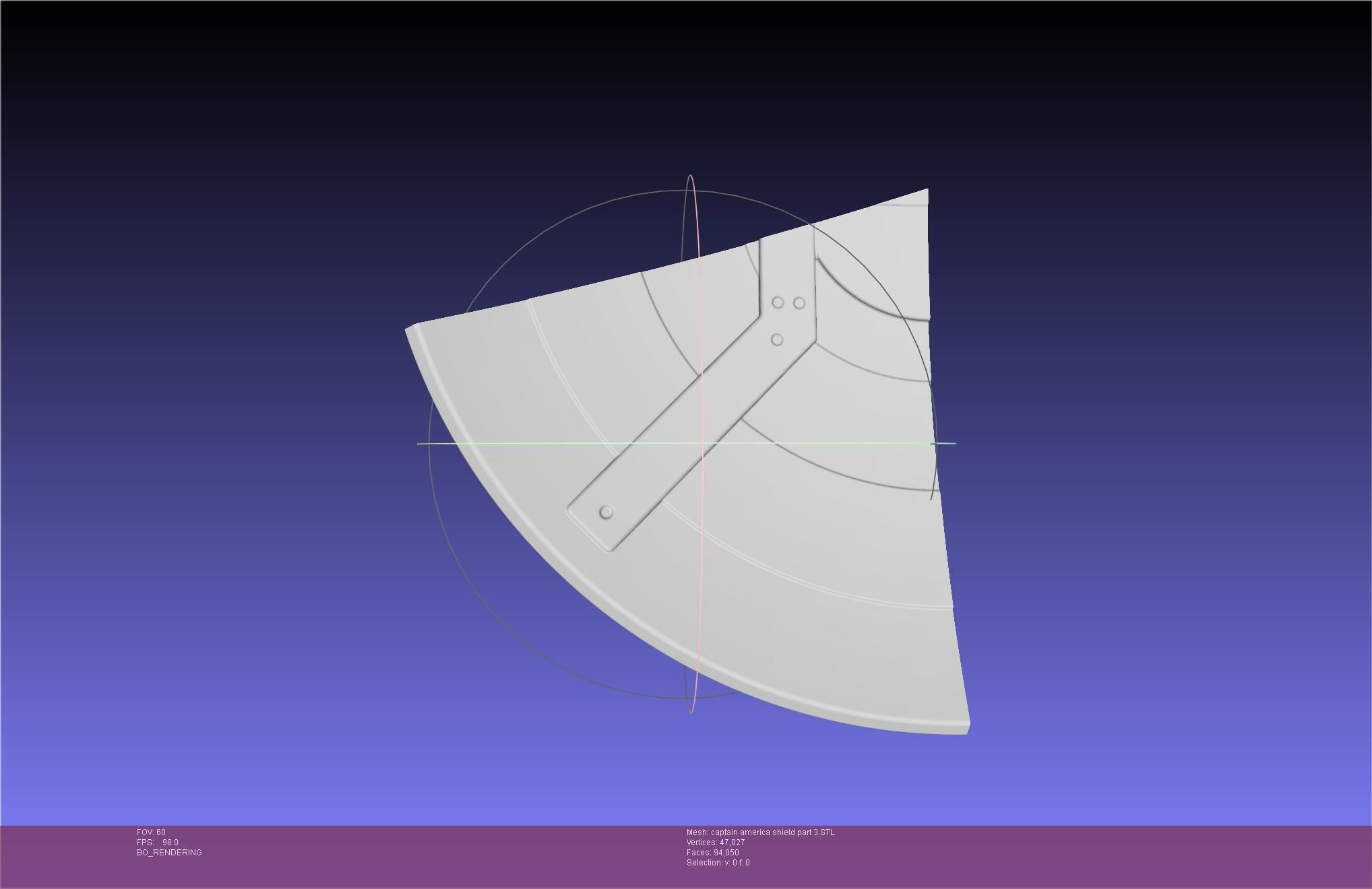 Captain America Shield Printable Assembly 3D print model_95