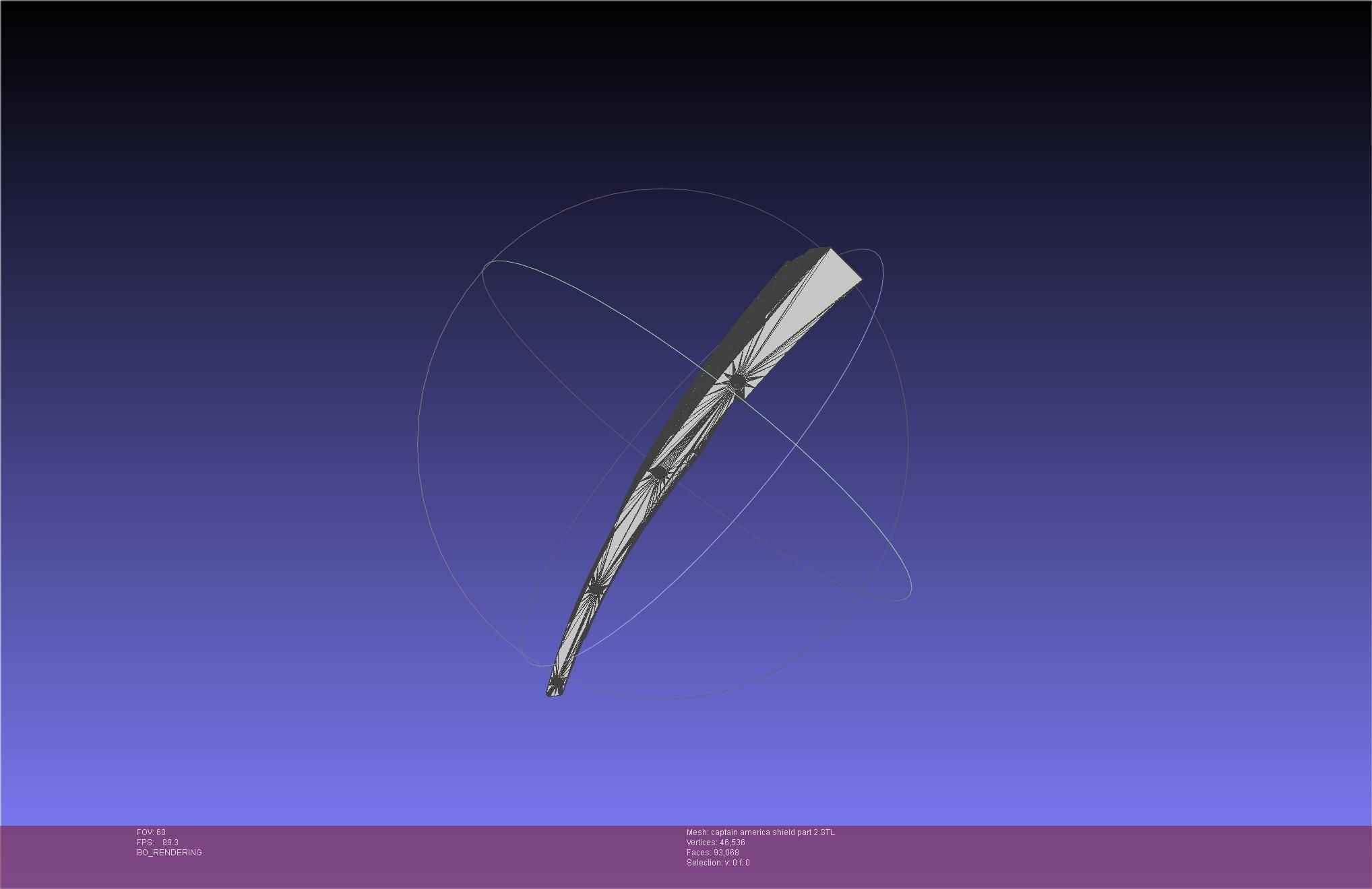 Captain America Shield Printable Assembly 3D print model_94