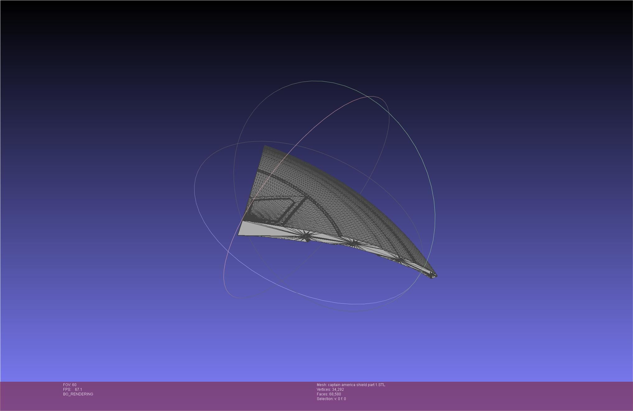 Captain America Shield Printable Assembly 3D print model_74