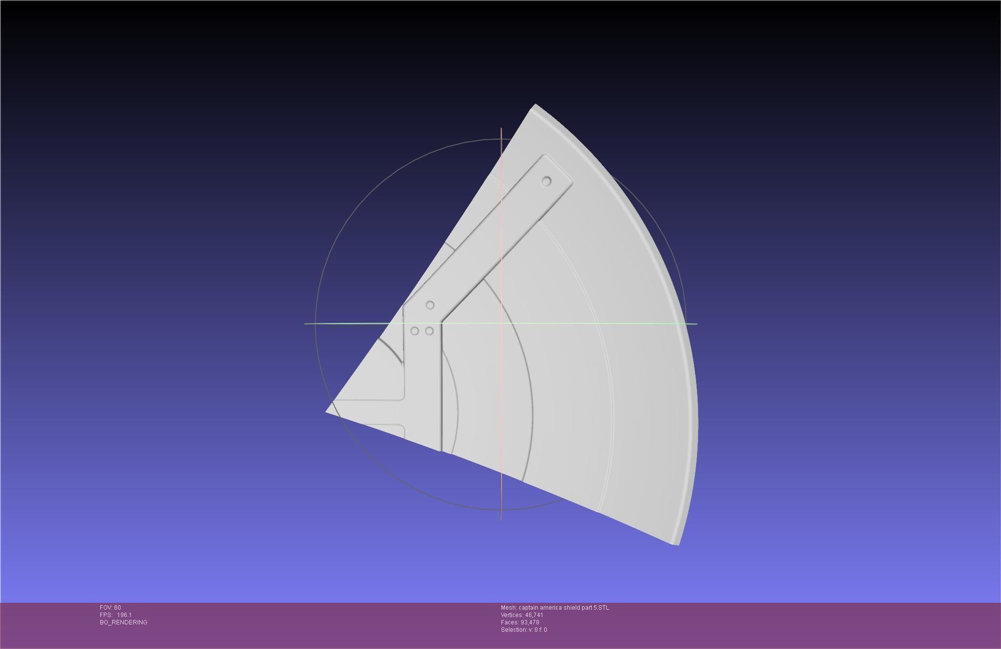 Captain America Shield Printable Assembly 3D print model_118