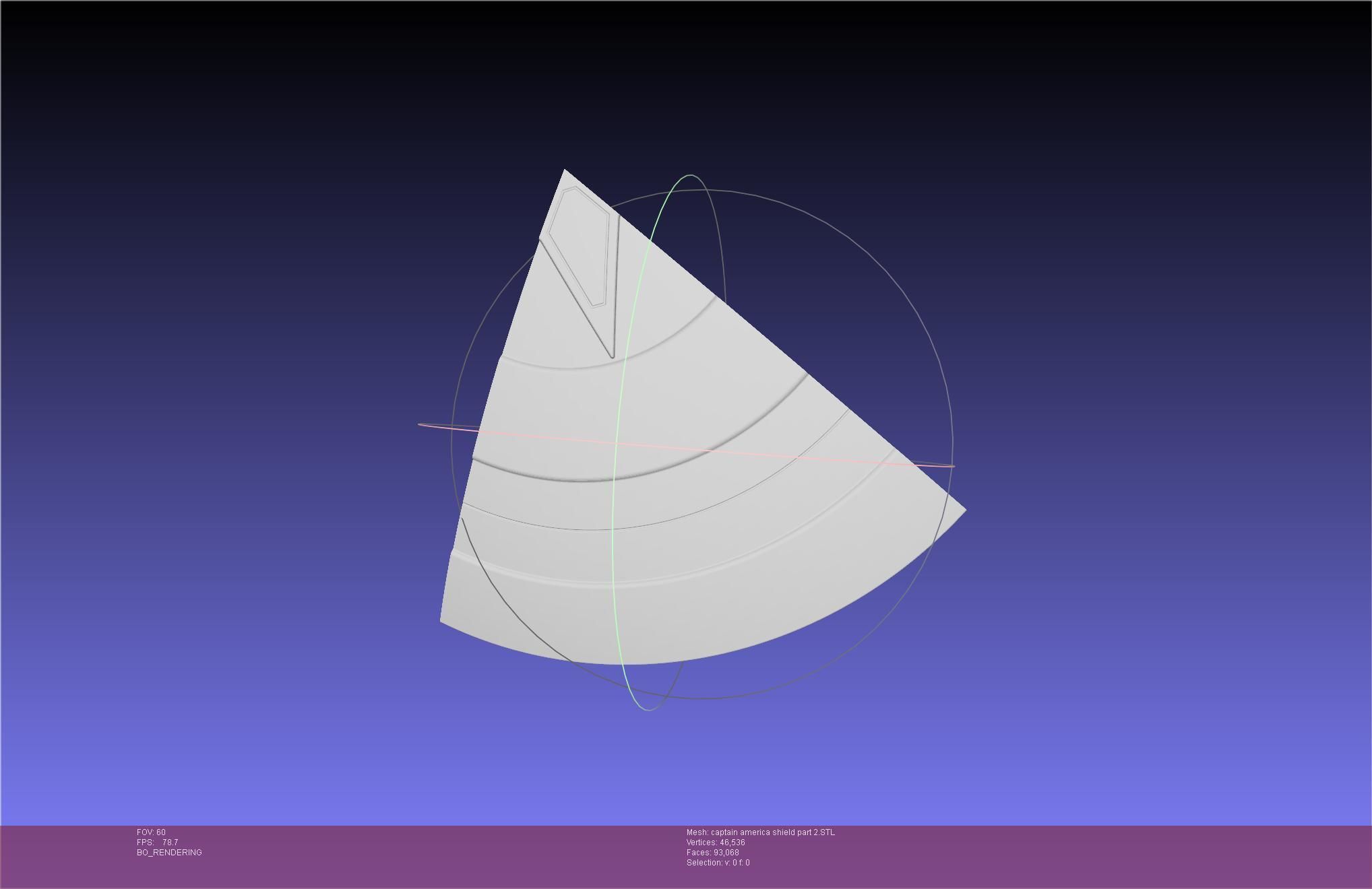 Captain America Shield Printable Assembly 3D print model_83