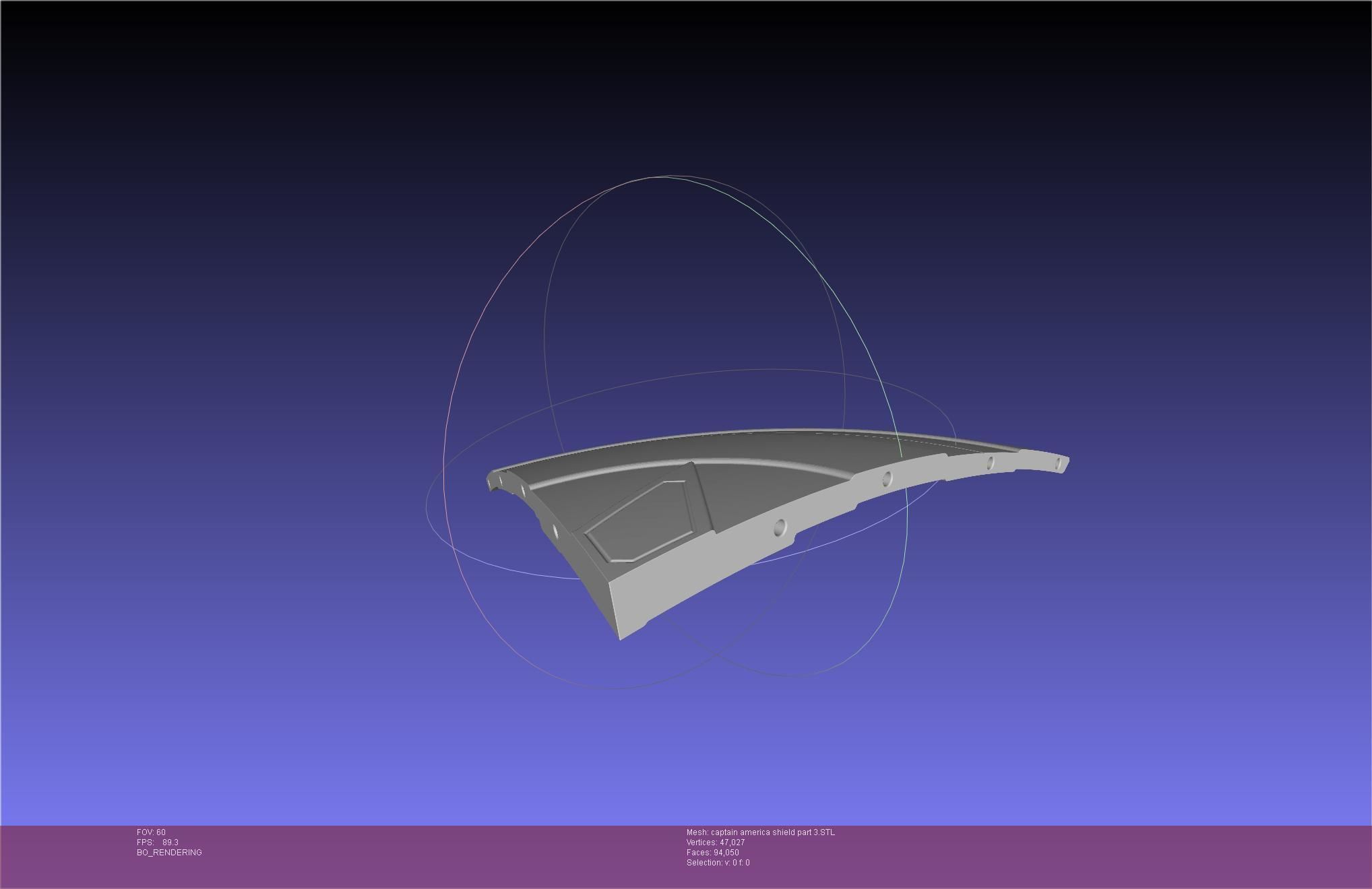 Captain America Shield Printable Assembly 3D print model_105