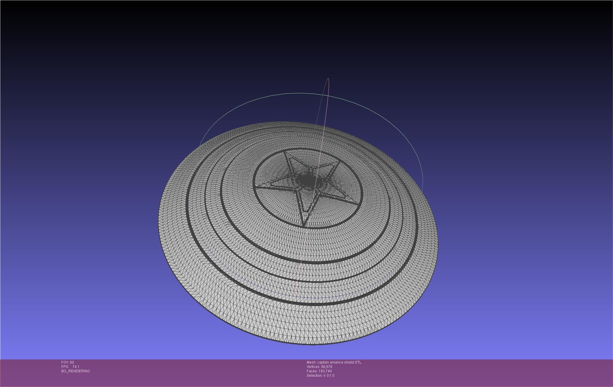 Captain America Shield Printable Assembly 3D print model_56