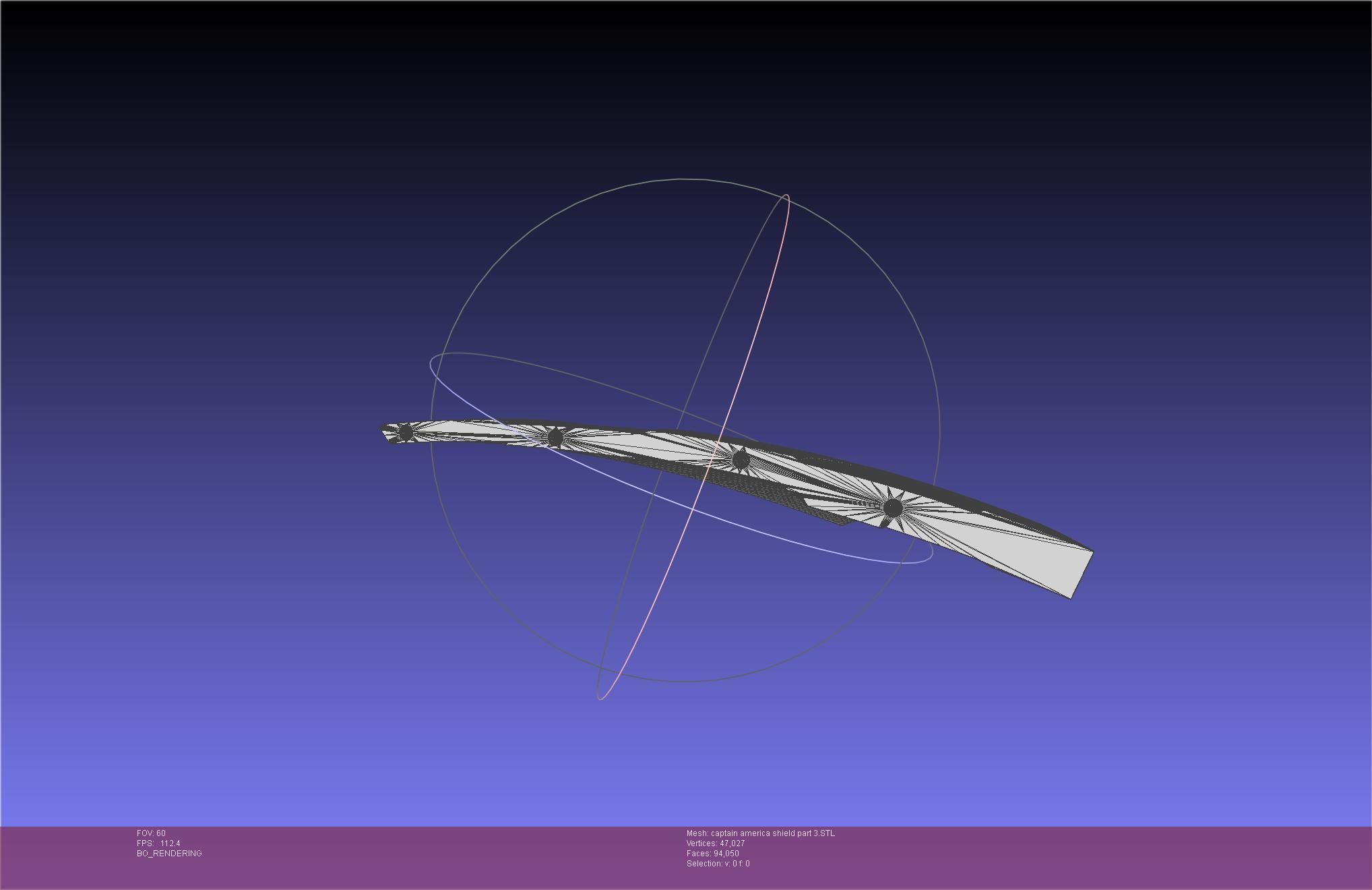 Captain America Shield Printable Assembly 3D print model_102