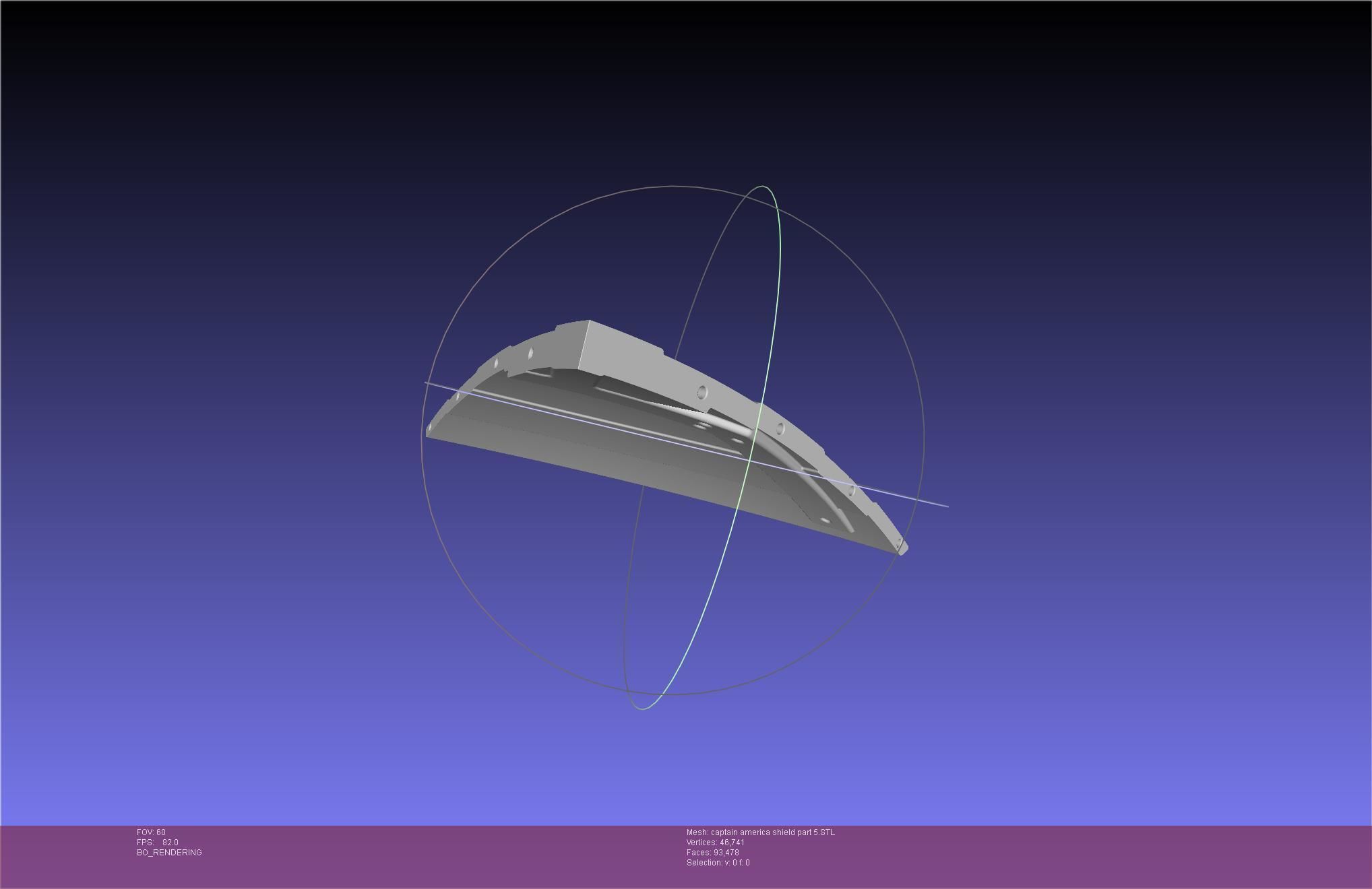 Captain America Shield Printable Assembly 3D print model_124