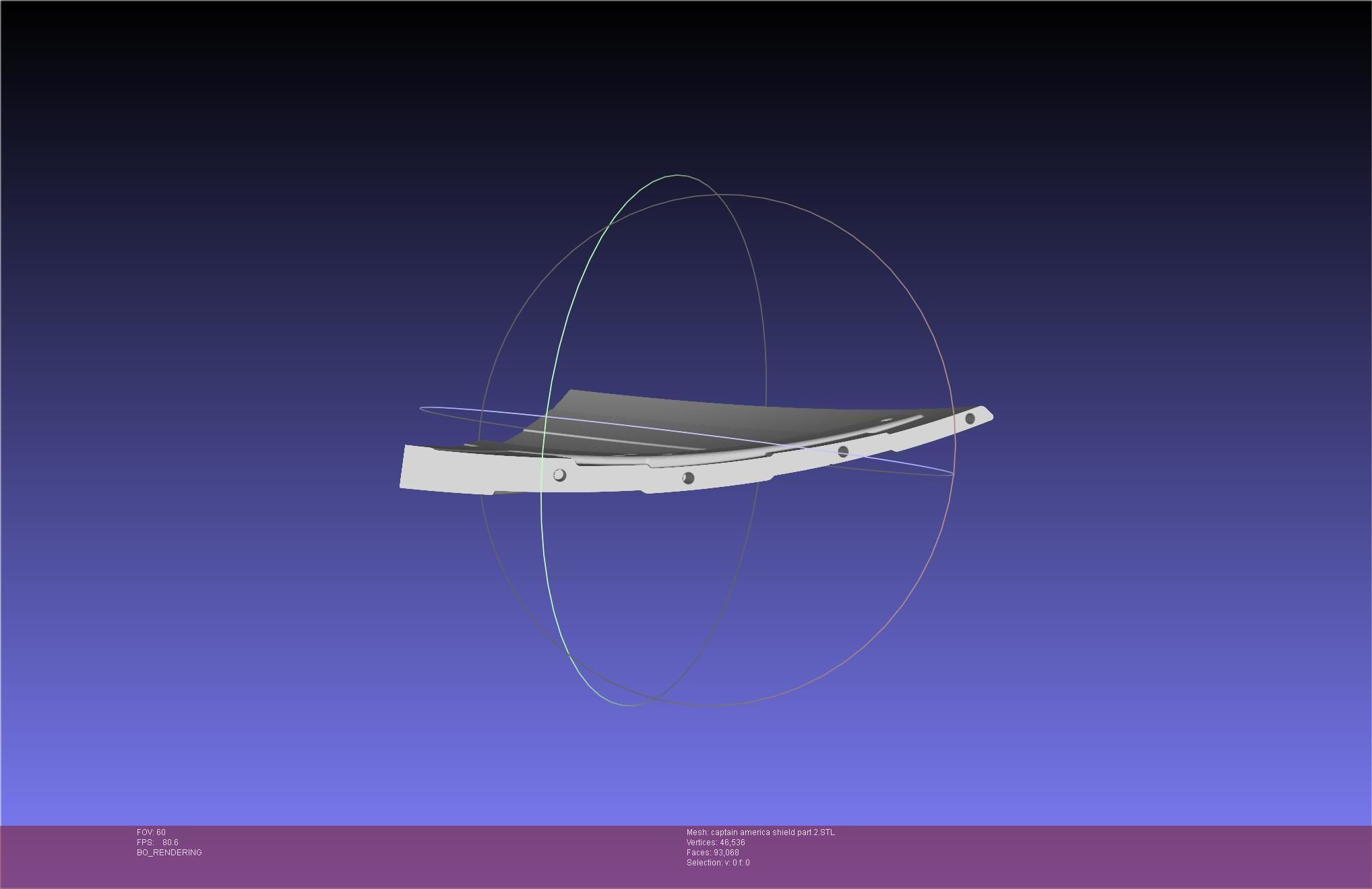 Captain America Shield Printable Assembly 3D print model_82