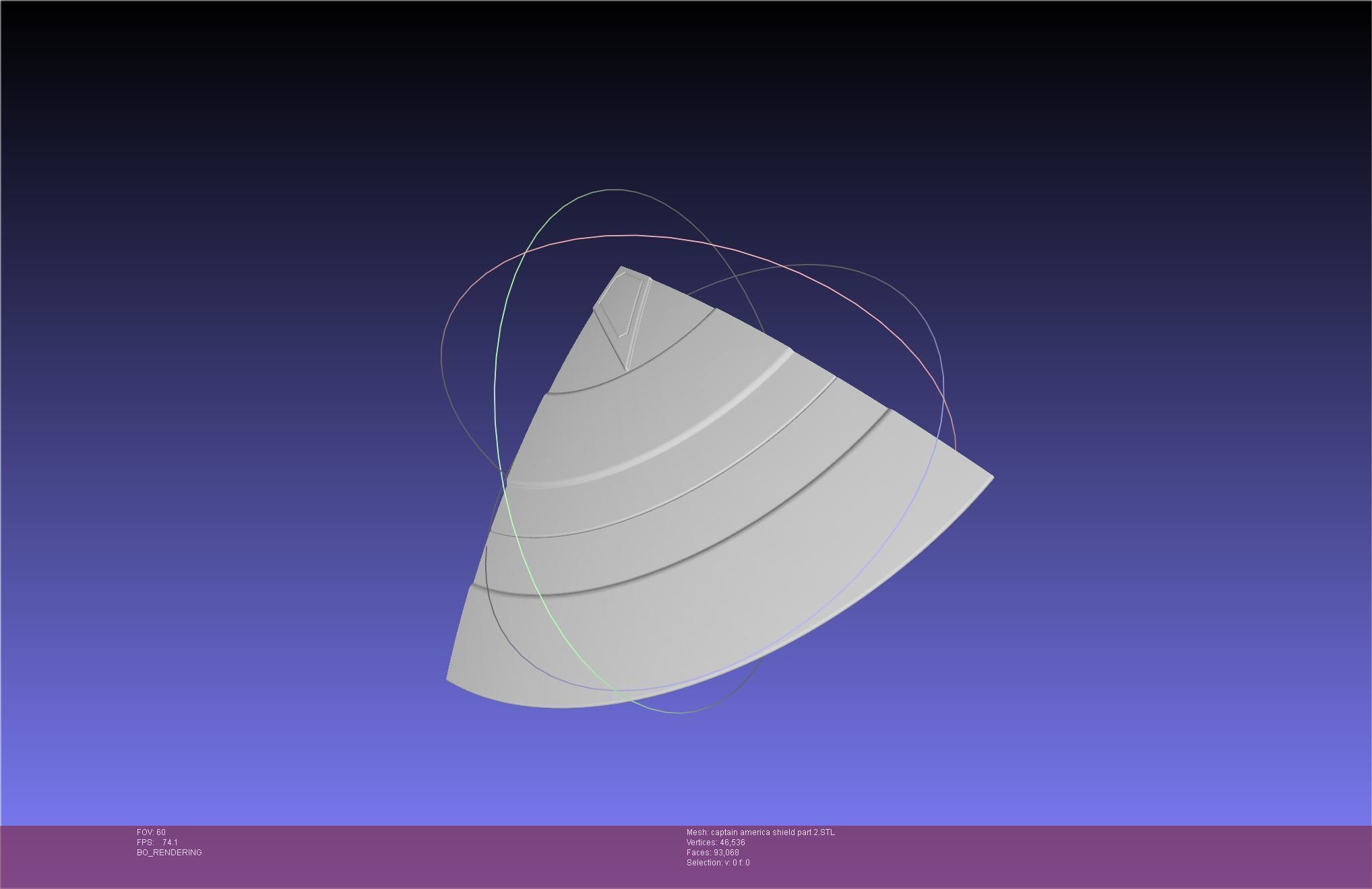 Captain America Shield Printable Assembly 3D print model_84