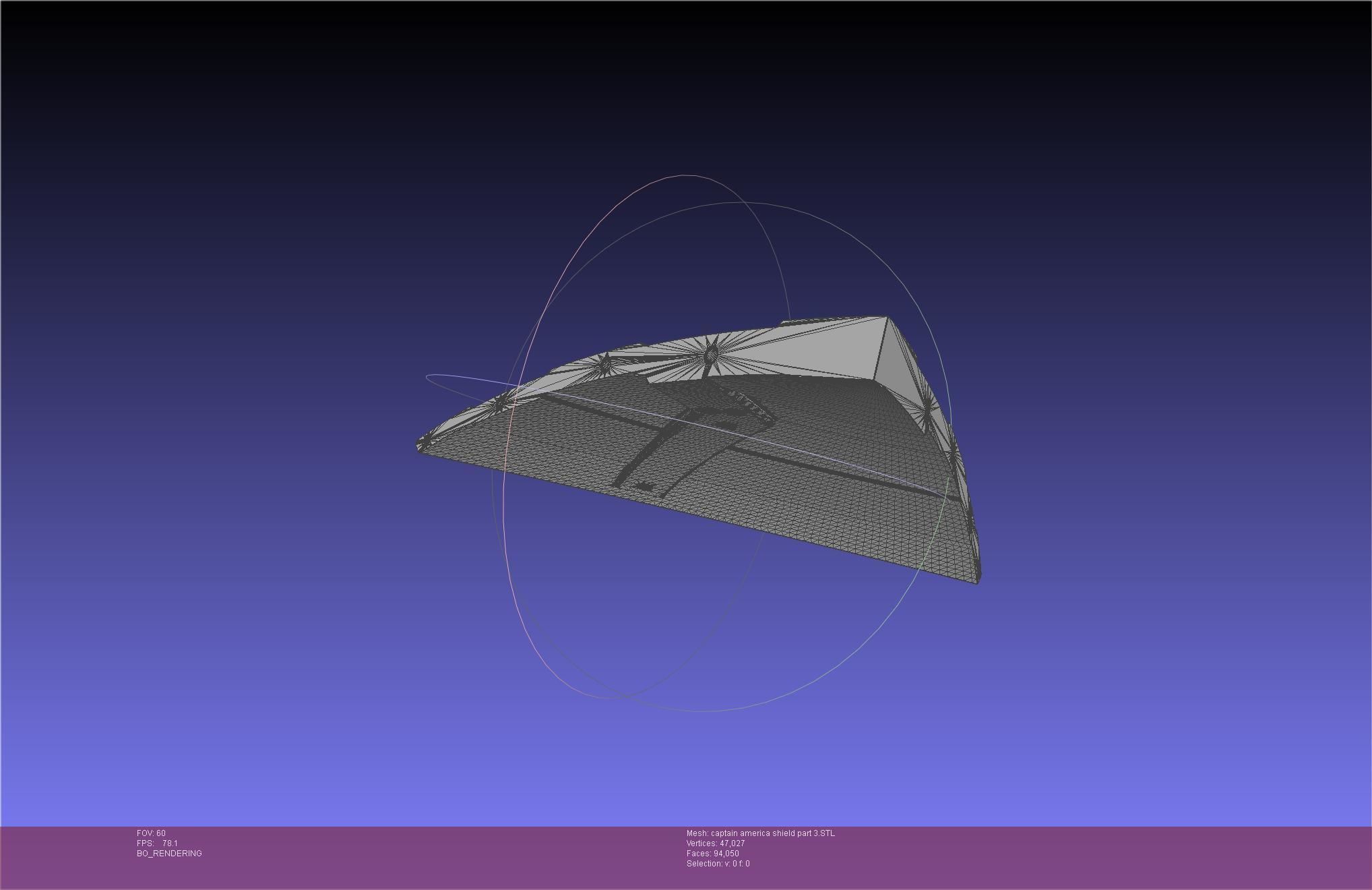 Captain America Shield Printable Assembly 3D print model_101