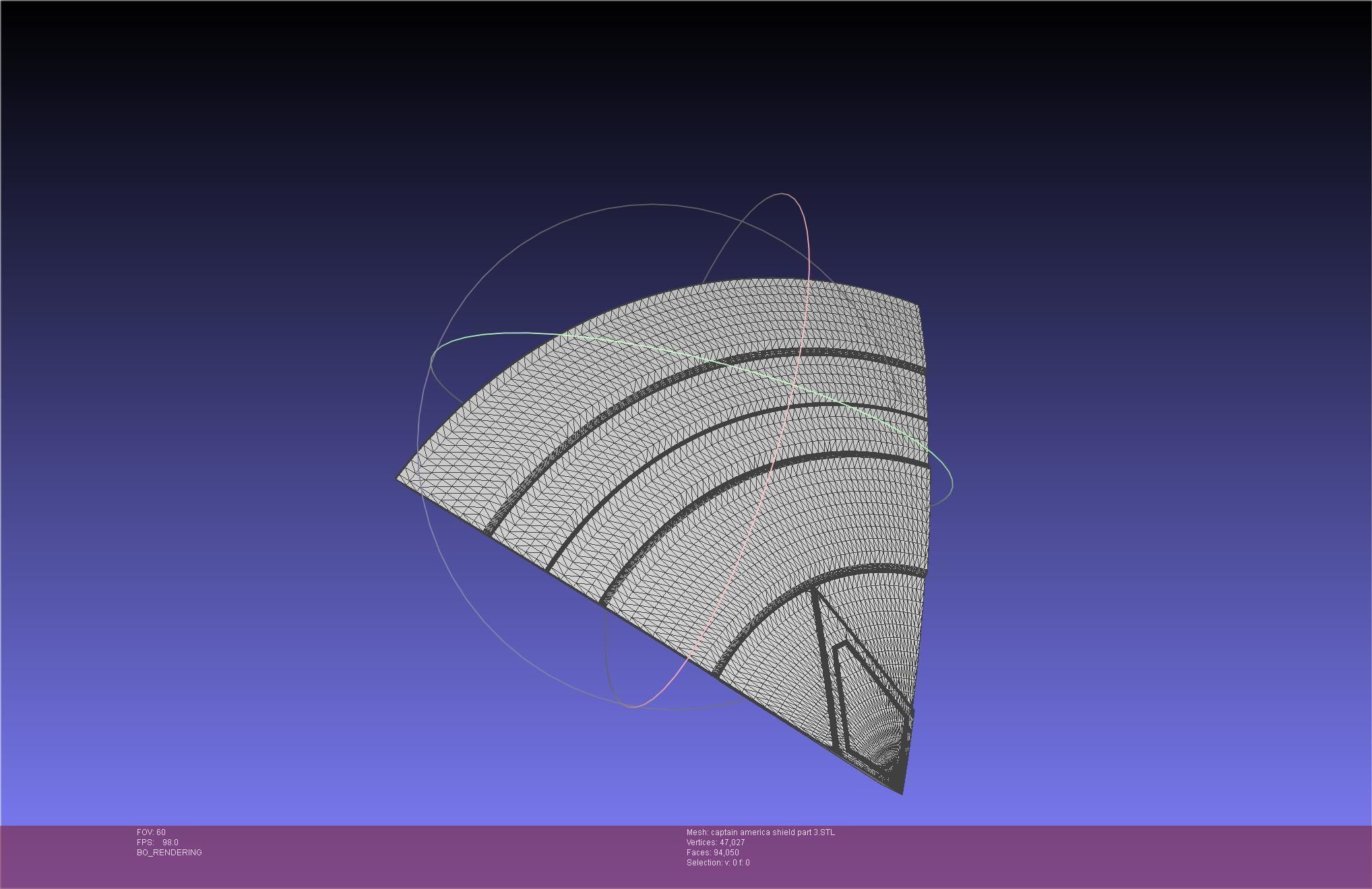 Captain America Shield Printable Assembly 3D print model_104