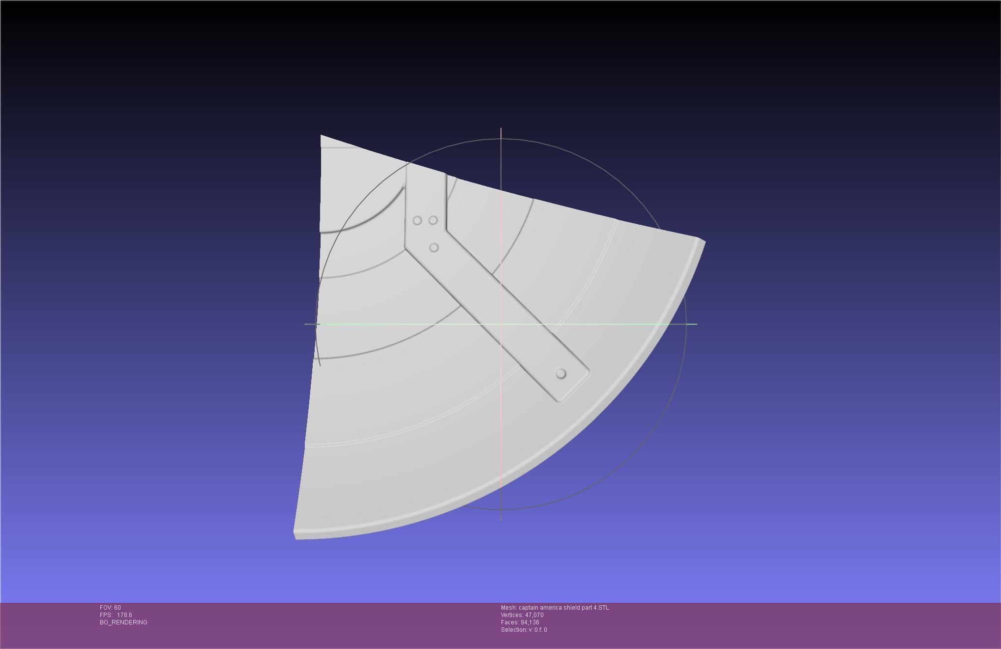 Captain America Shield Printable Assembly 3D print model_108