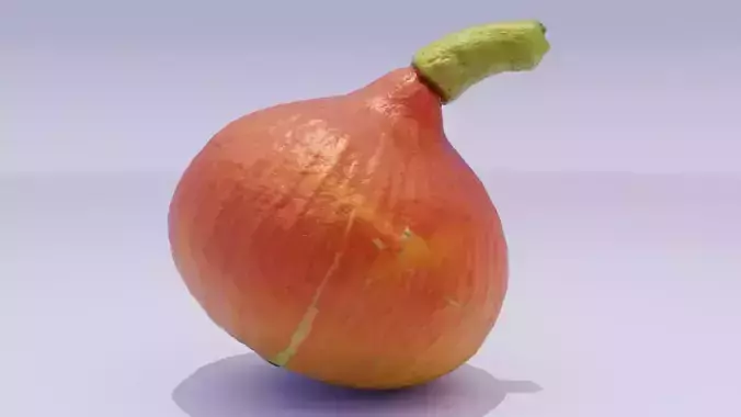 Ultra-realistic pumpkin high-poly