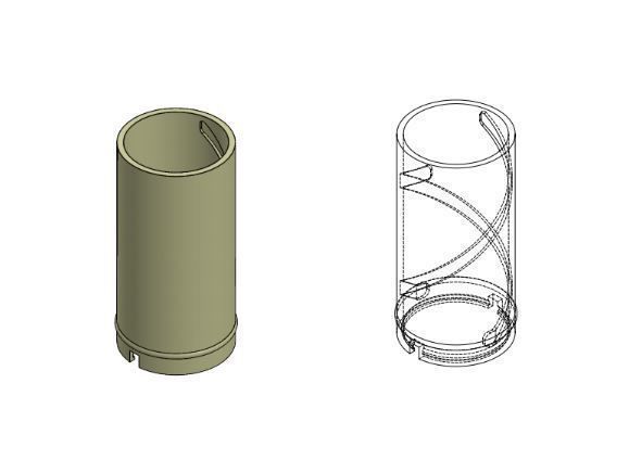 Screw on lipstick - Solidworks 2018 file 3D print model_16