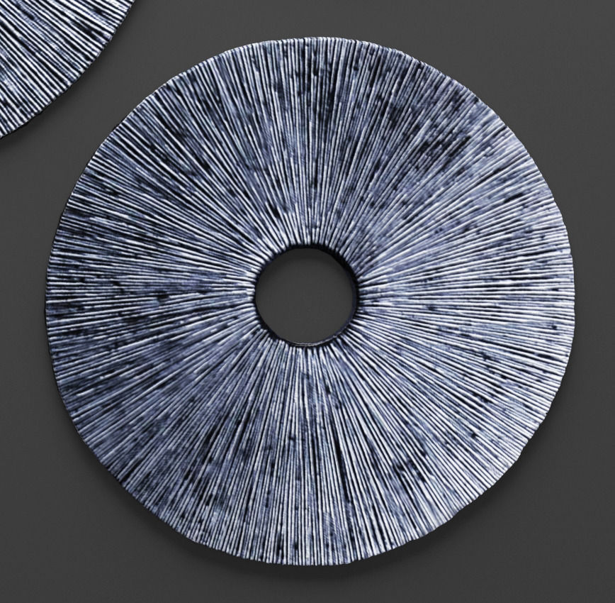 Sandstone Ribbed Wall Art - Set 3D 3D model_2