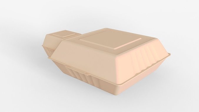 Biodegradable Food Containers 3D model 4