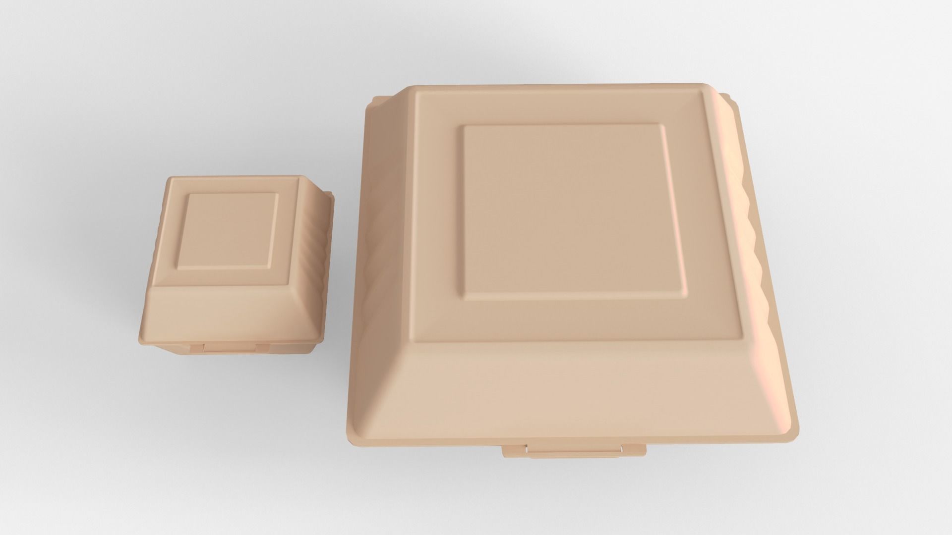 Biodegradable Food Containers 3D model_8